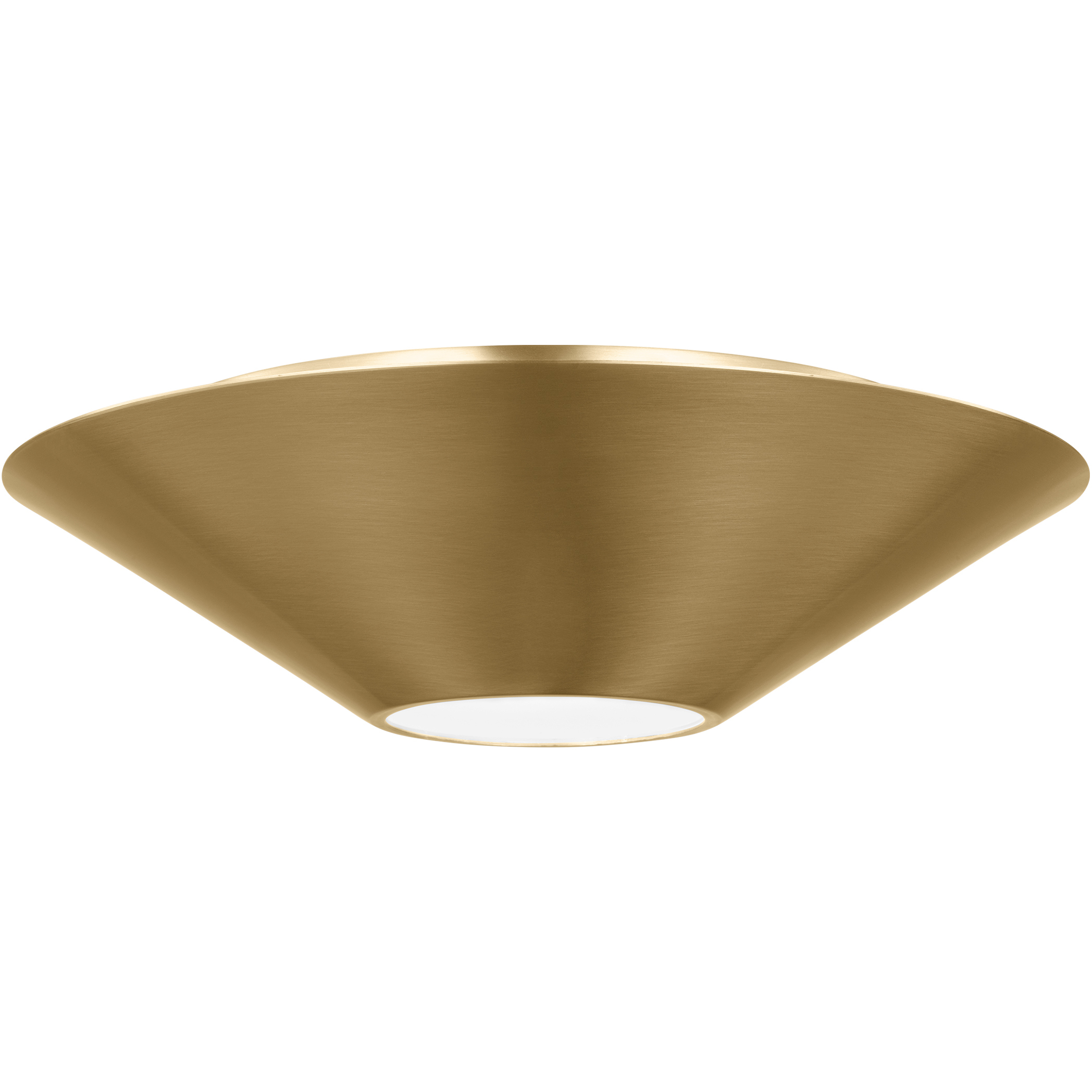 Kelly by Kelly Wearstler Echo LED 12.5 inch Burnished Brass Flush Mount and Sconce Ceiling Light