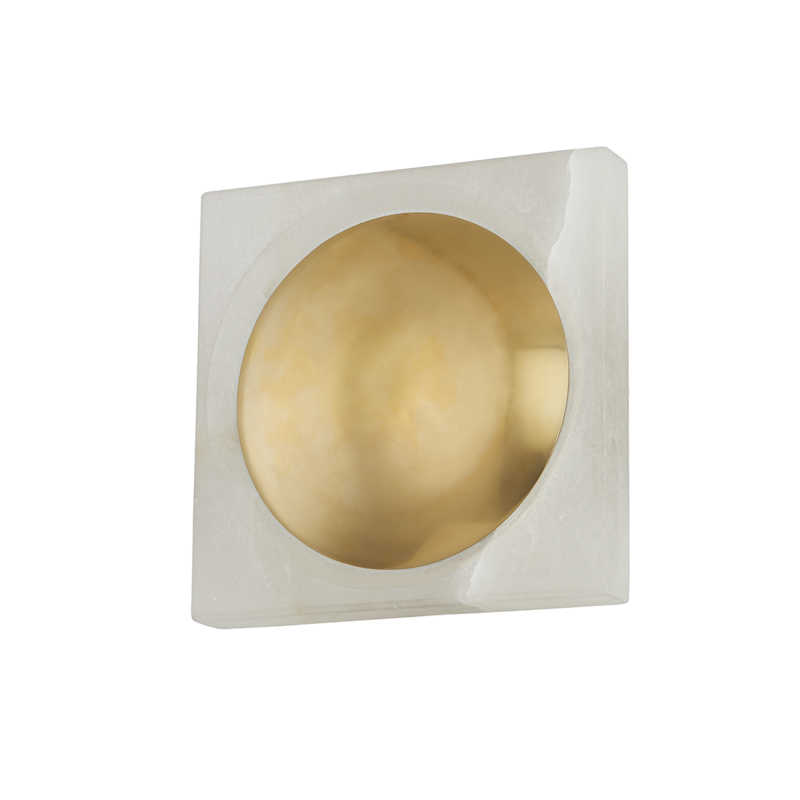 Hamel LED 9 inch Vintage Brass ADA Wall Sconce Wall Light