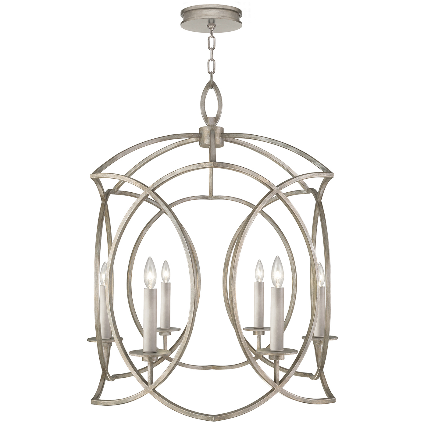 Cienfuegos 6 Light 28.5 inch Gray Chandelier Ceiling Light