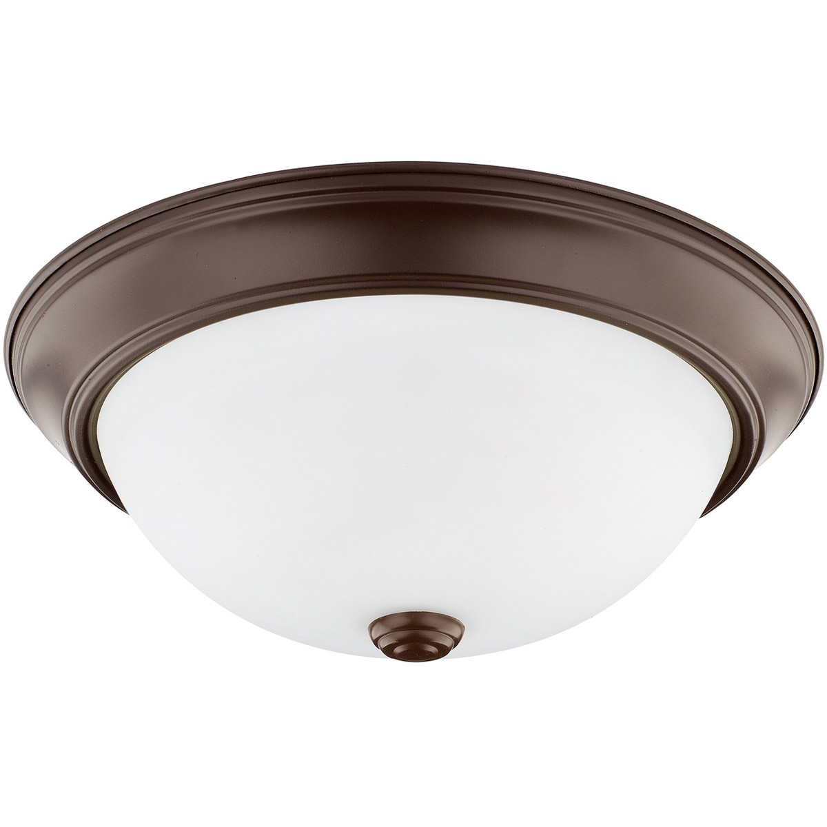 Elijah 2 Light 13 inch Bronze Flush Mount Ceiling Light