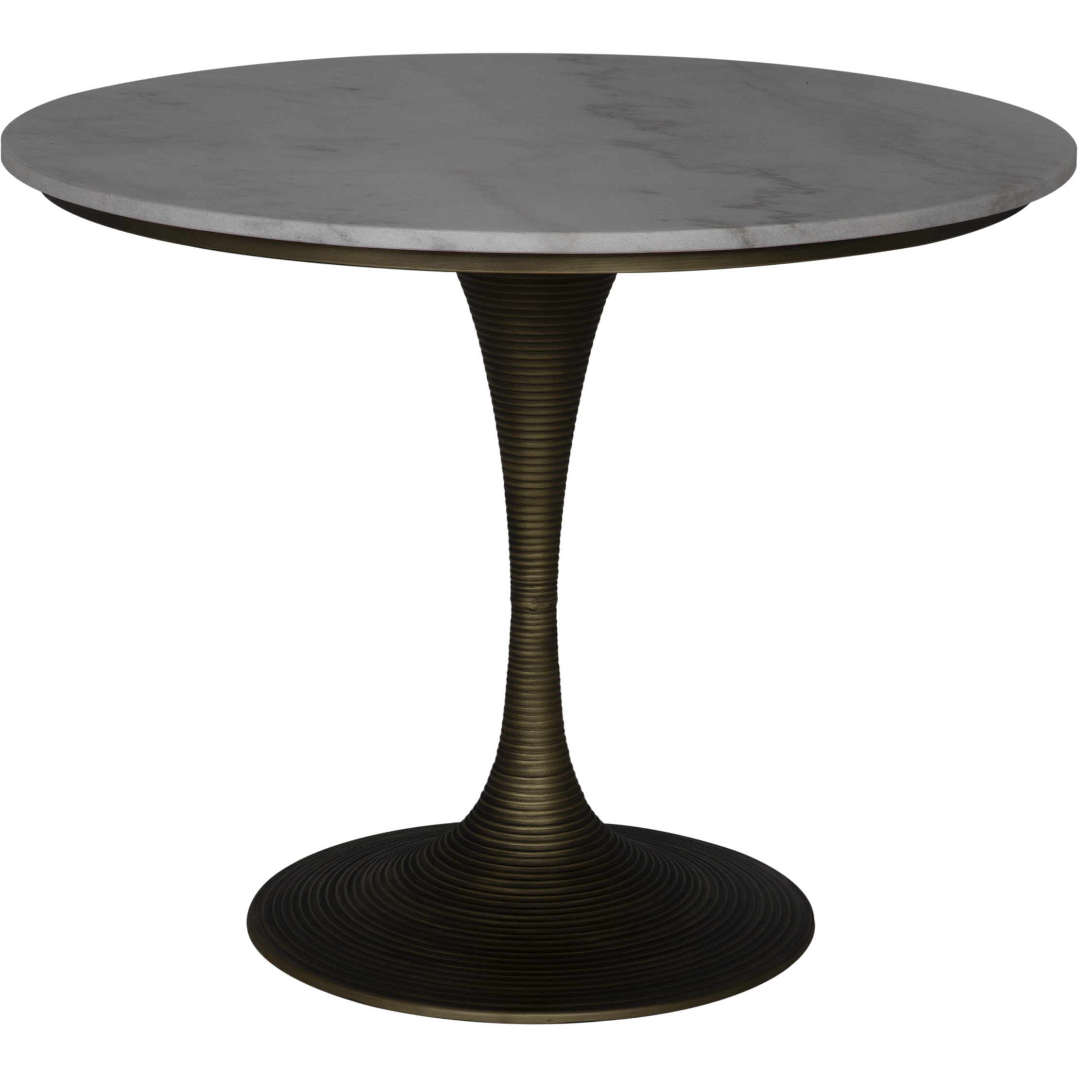 Joni 36 X 36 inch Aged Brass Dining Table