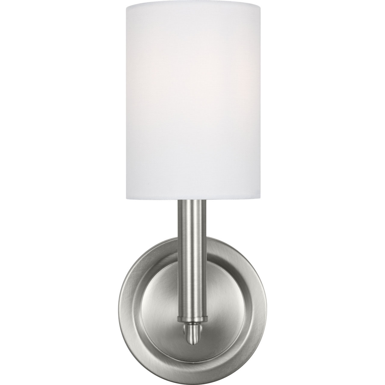 Drew & Jonathan Egmont 1 Light 4.75 inch Brushed Steel Bath Vanity Wall Sconce Wall Light
