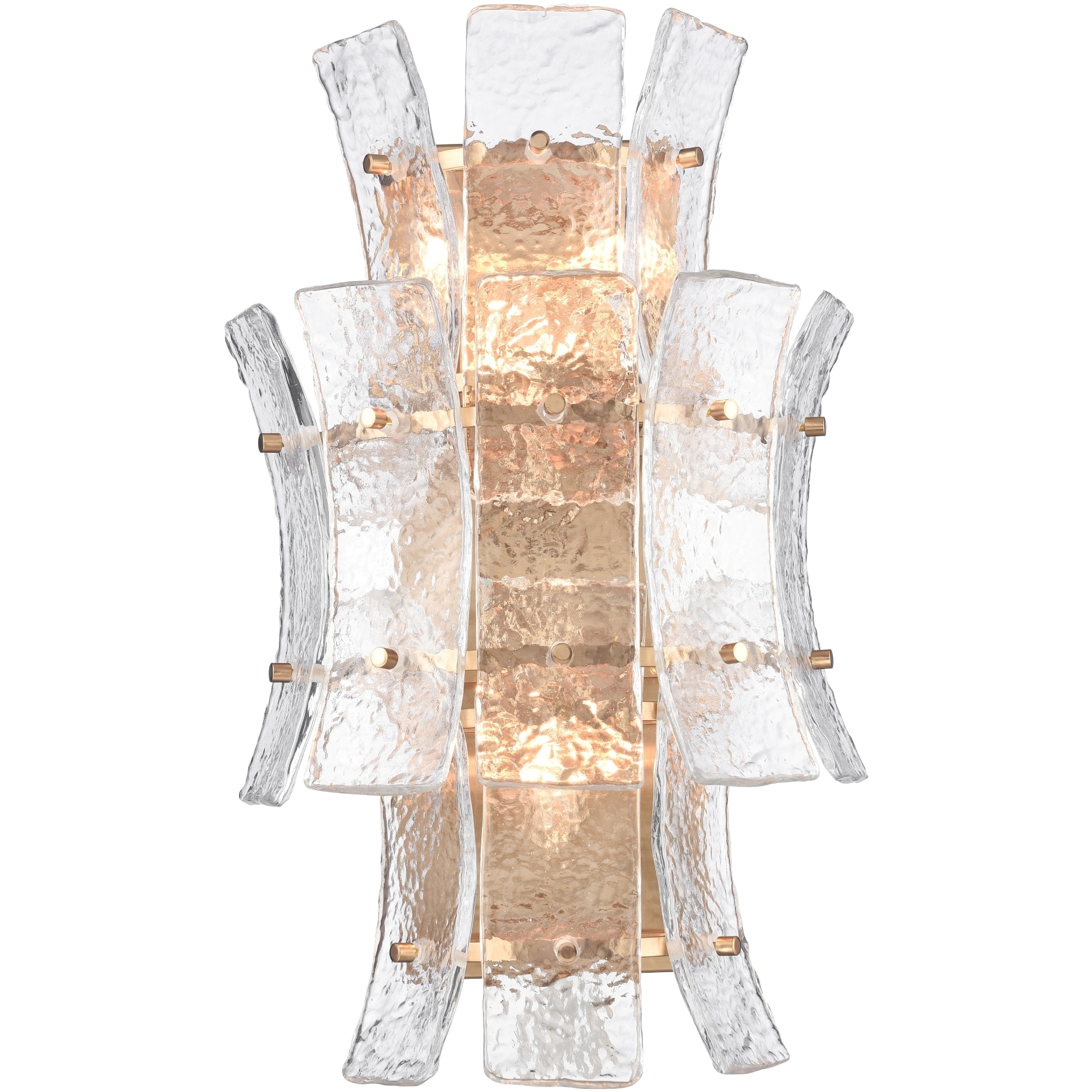 Sophie 4 Light 6.75 inch Lacquered Gold Sconce Wall Light