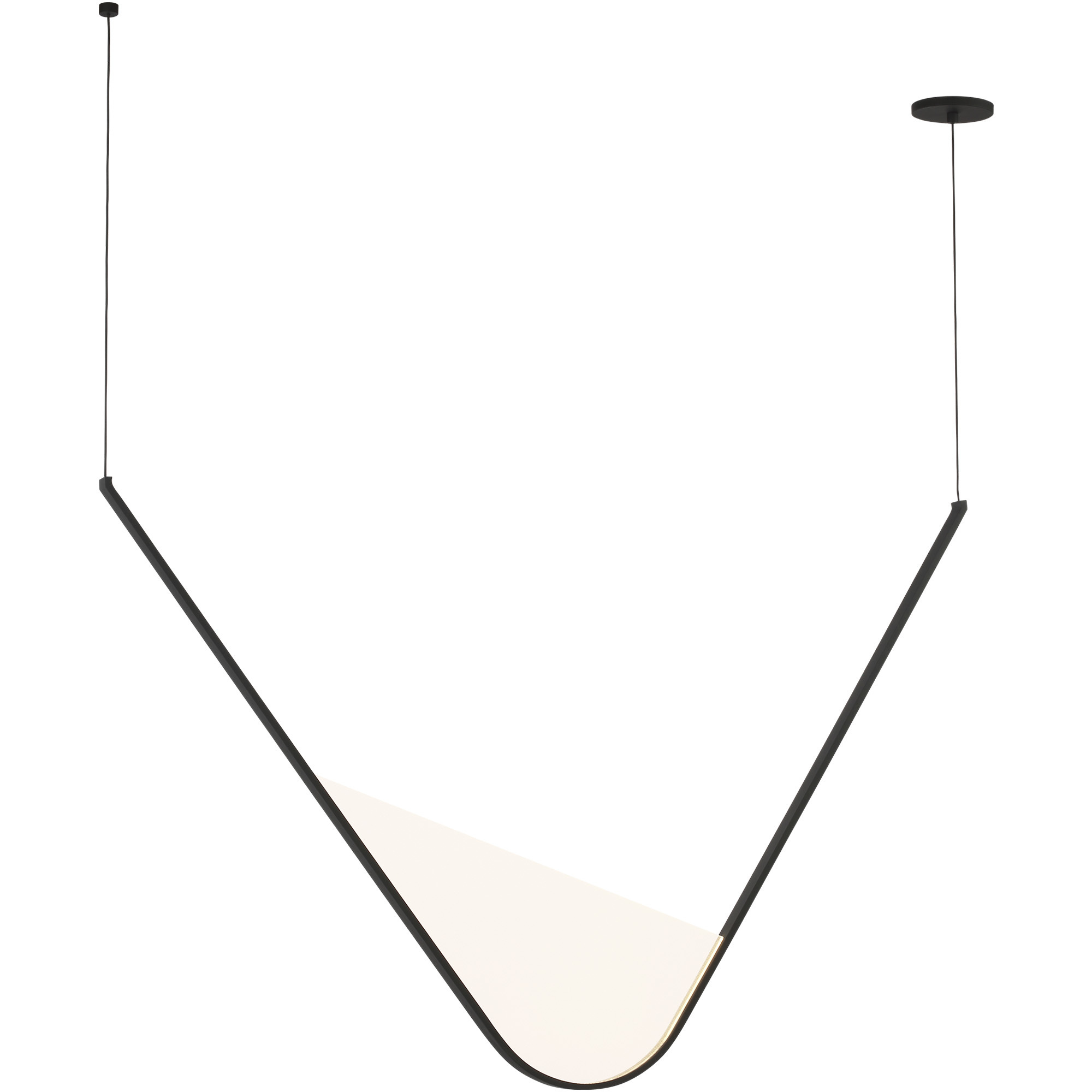 Sean Lavin Mizu LED 1.3 inch Nightshade Black Chandelier Ceiling Light