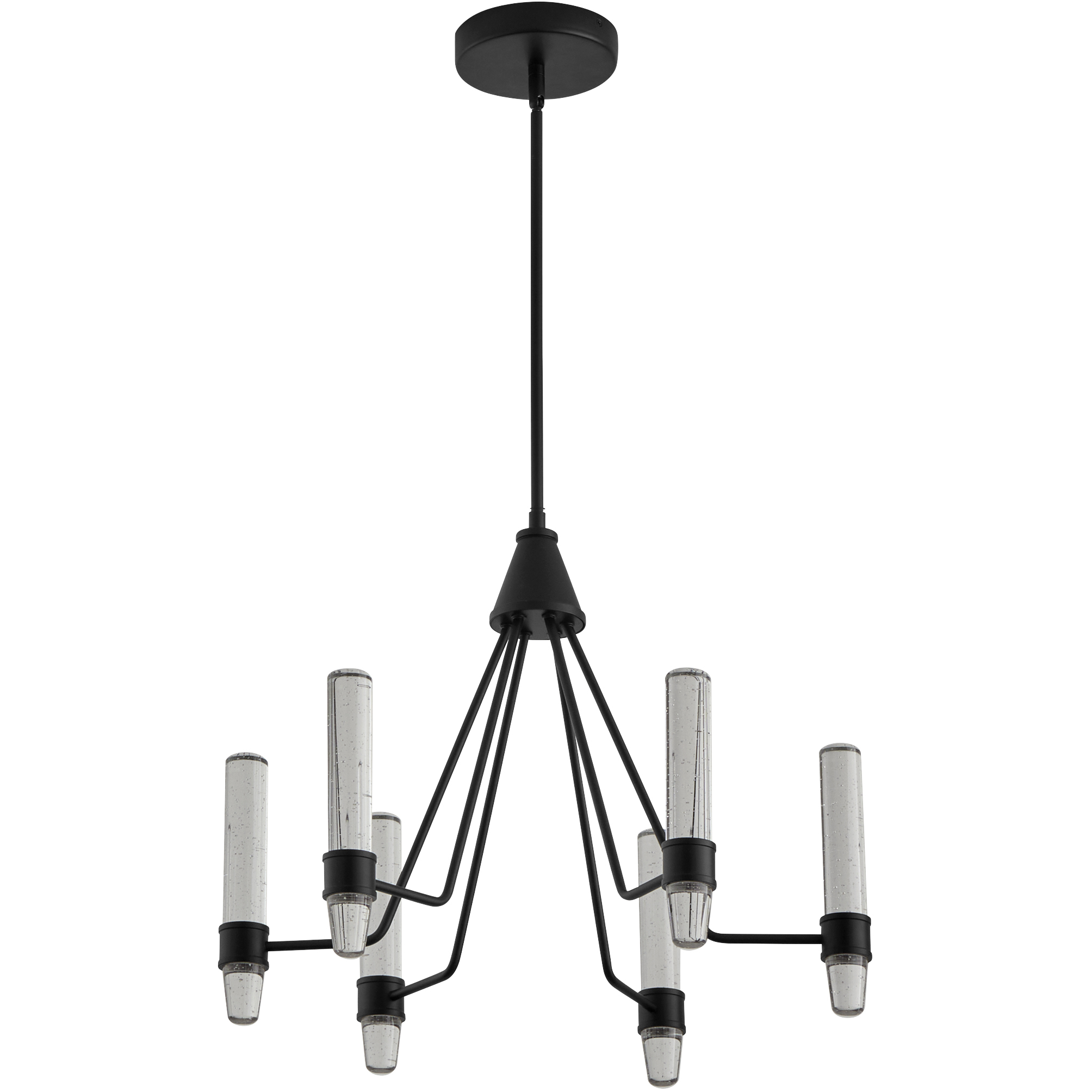 Ethos 6 Light 23.5 inch Black Chandelier Ceiling Light