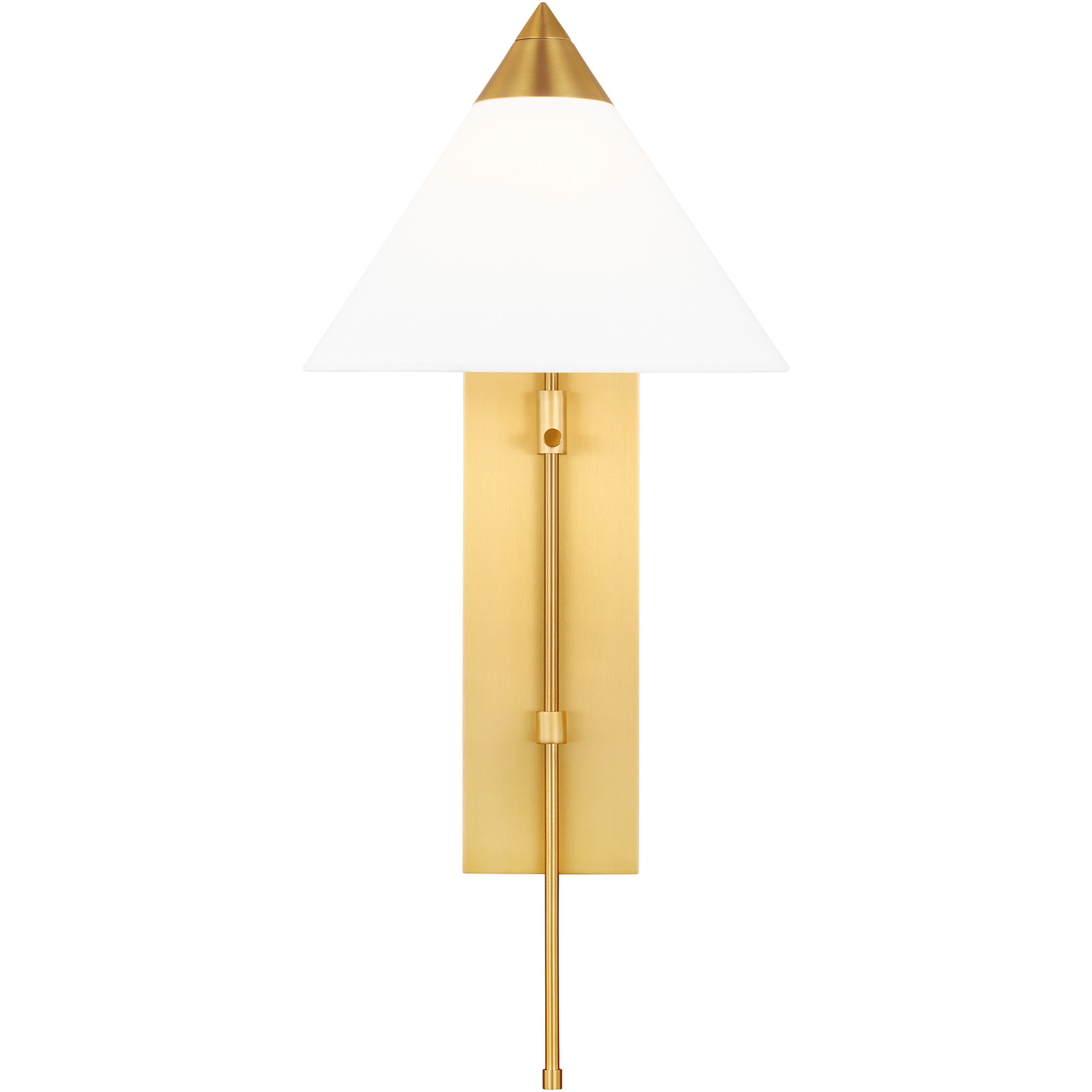 Kelly by Kelly Wearstler Franklin 1 Light 11 inch Burnished Brass Wall Sconce Wall Light