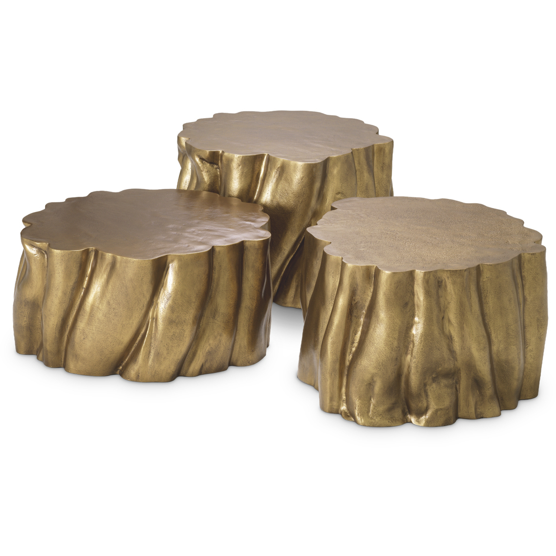 Frederico Vintage Brass Coffee Table