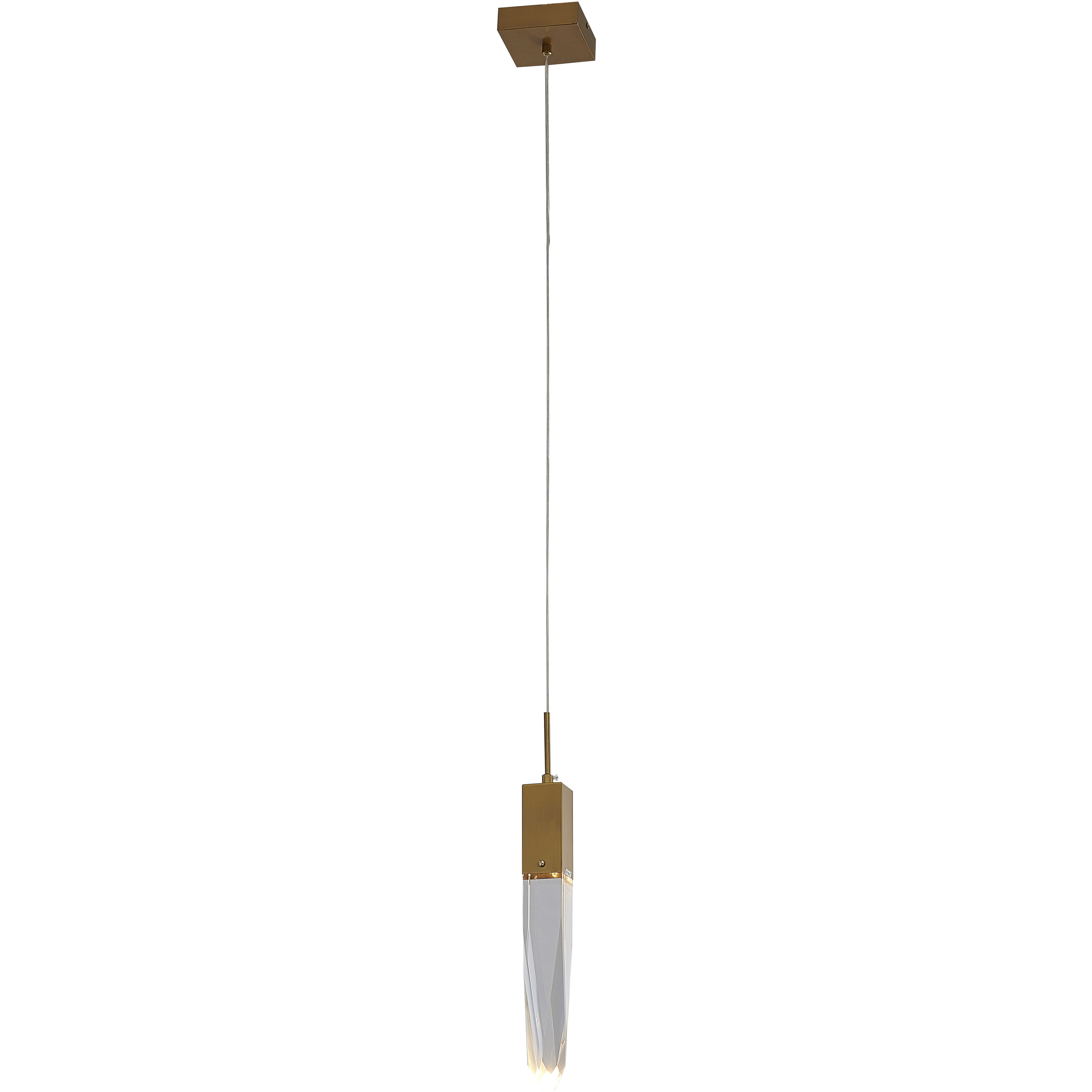 Canada 1 Light 4.72 inch Gold Pendant Ceiling Light