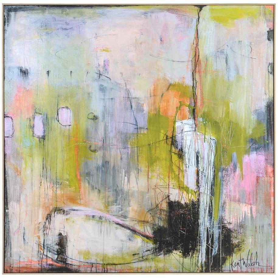 Kent Walsh's Elasticity 57 X 57 inch Abstract