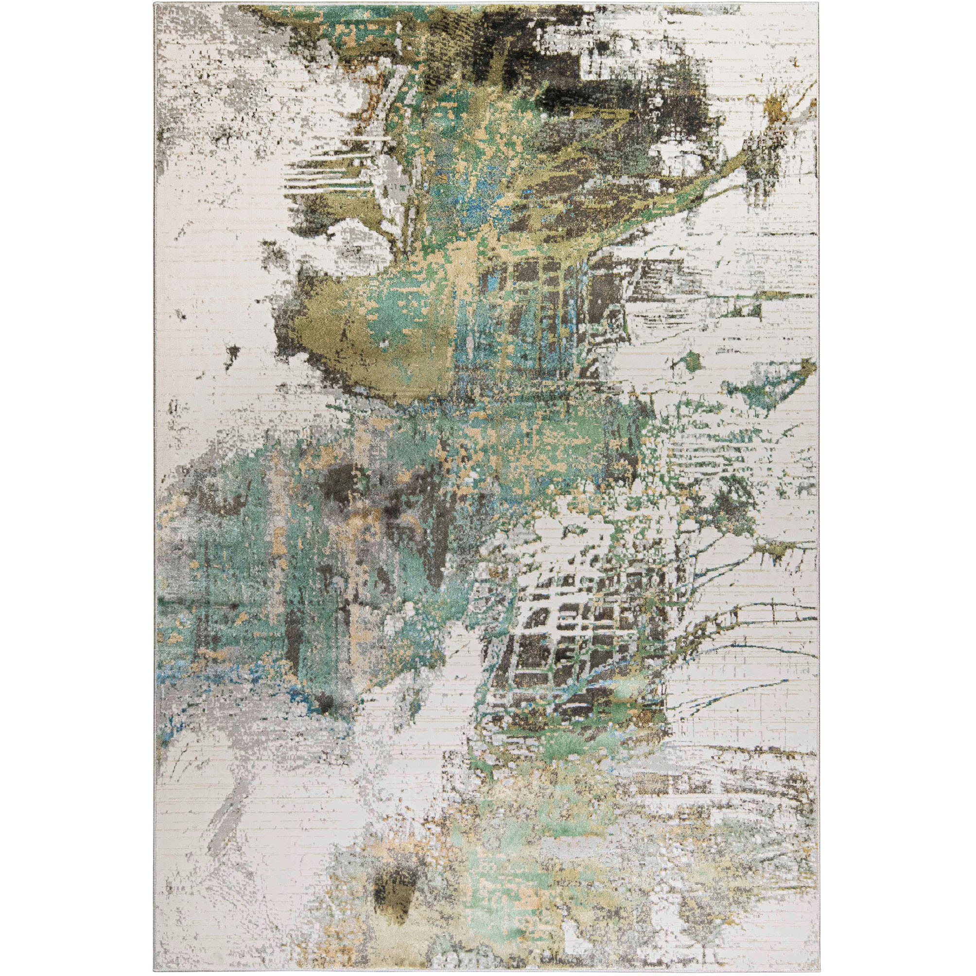Zaria 36 X 24 inch Earth Tones Rug in 2 x 3
