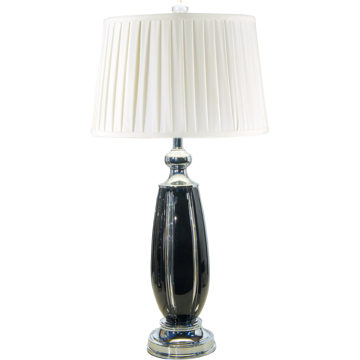 Evelyn 30 inch 150.00 watt Polished Chrome Table Lamp Portable Light