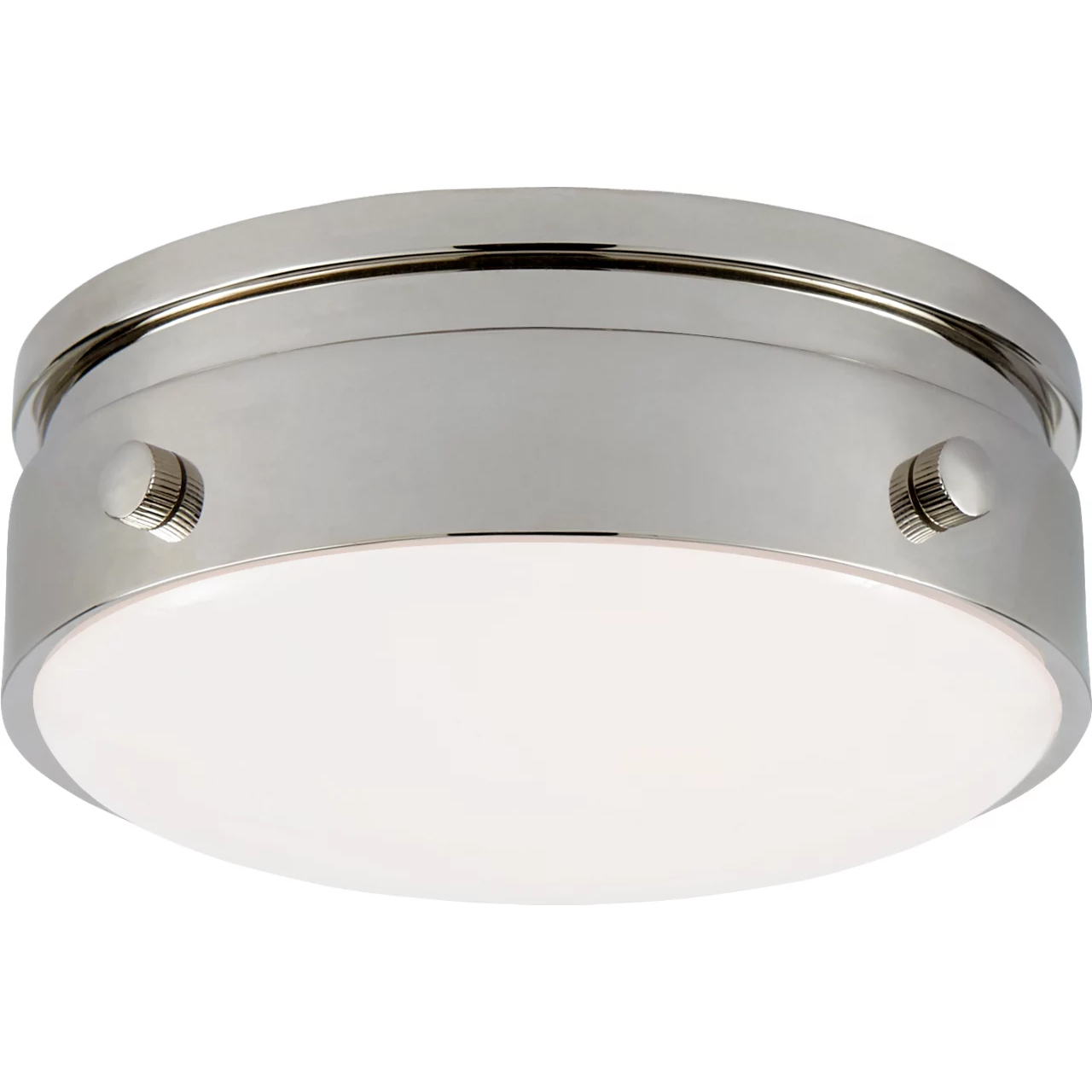 Thomas O'Brien Hicks LED 5.5 inch Polished Nickel Flush Mount Ceiling Light