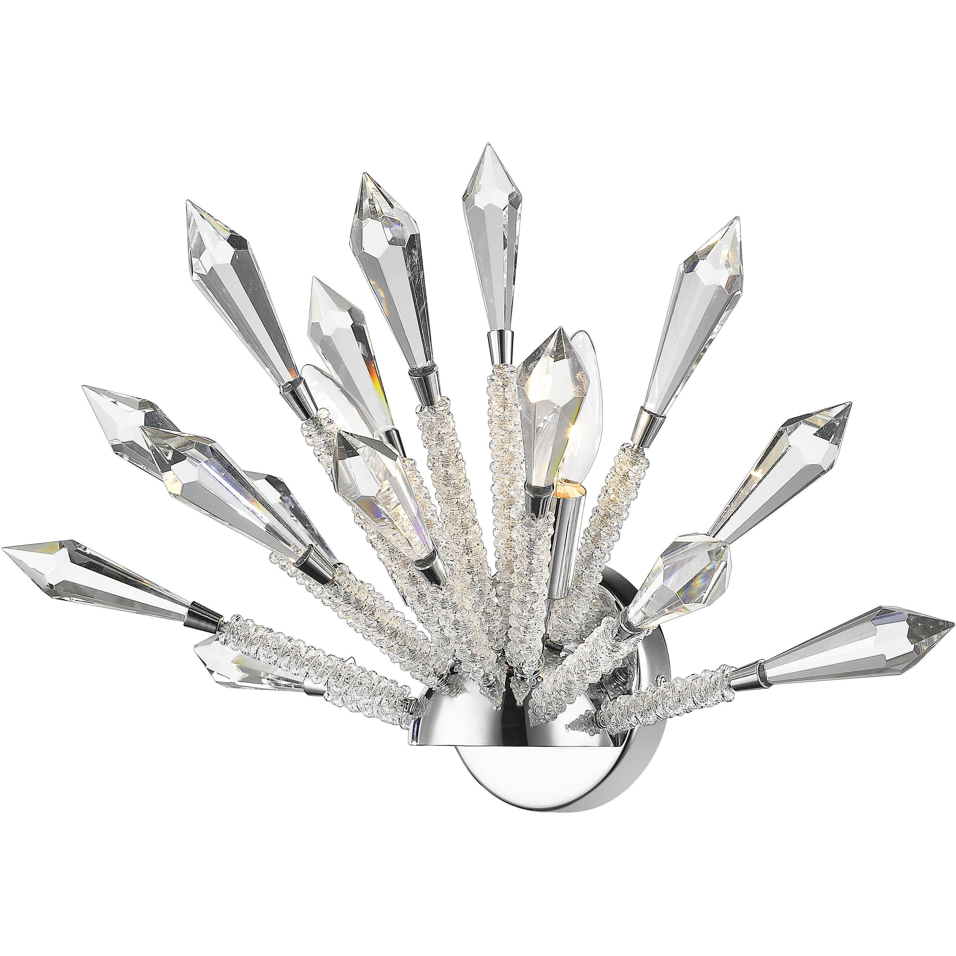 Soleia 2 Light 9.63 inch Chrome Wall Sconce Wall Light in 5