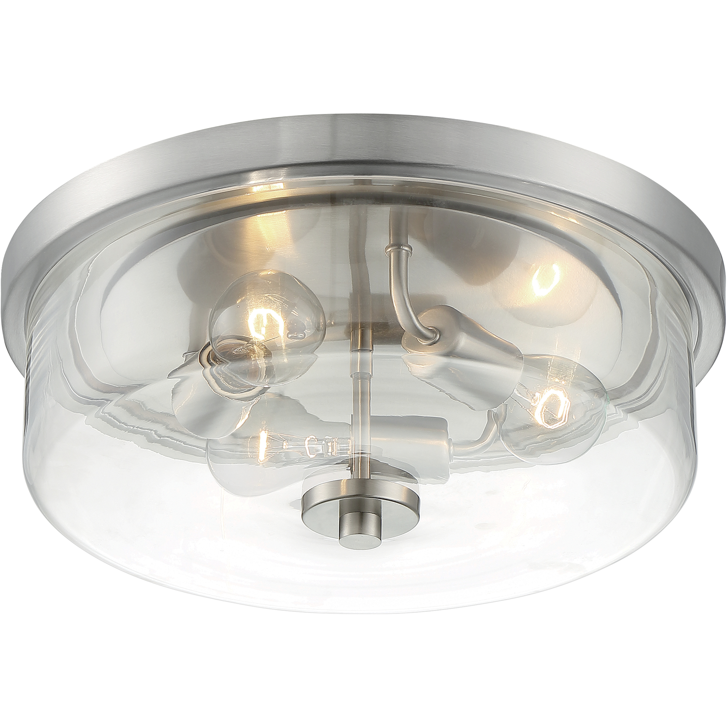 SATCO/NUVO 60-7175 Sommerset 5-Light Chandelier Fixture Brushed Nickel