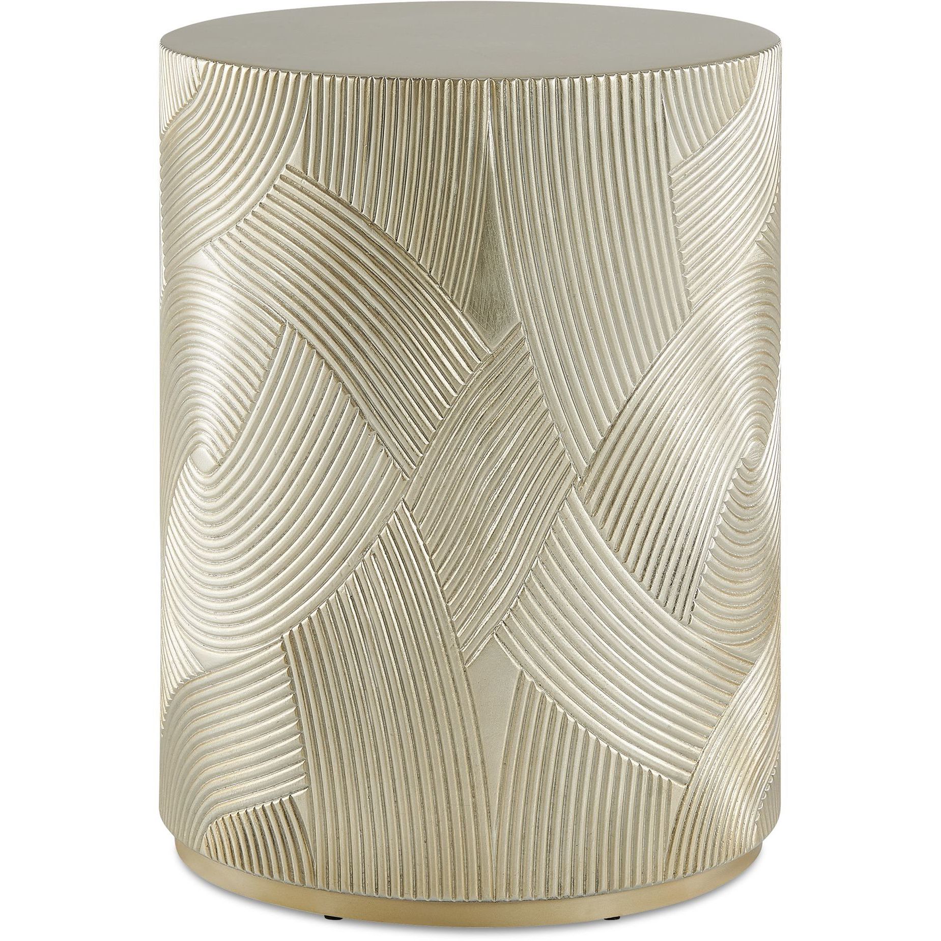 Cassandra 24 X 16 inch Gold Leaf Accent Table