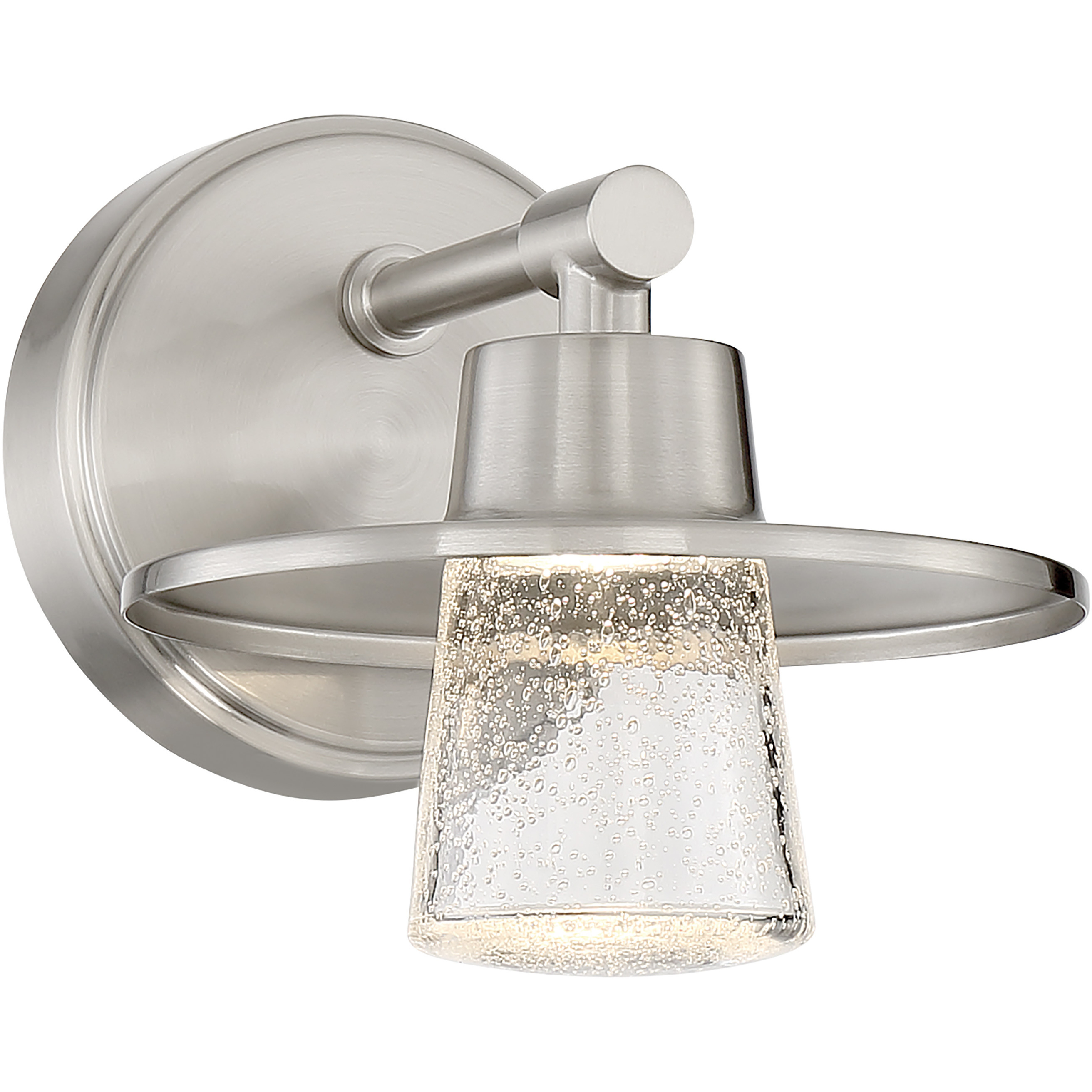 Beacon Avenue LED 7 inch Brushed Nickel Bath Light Wall Light