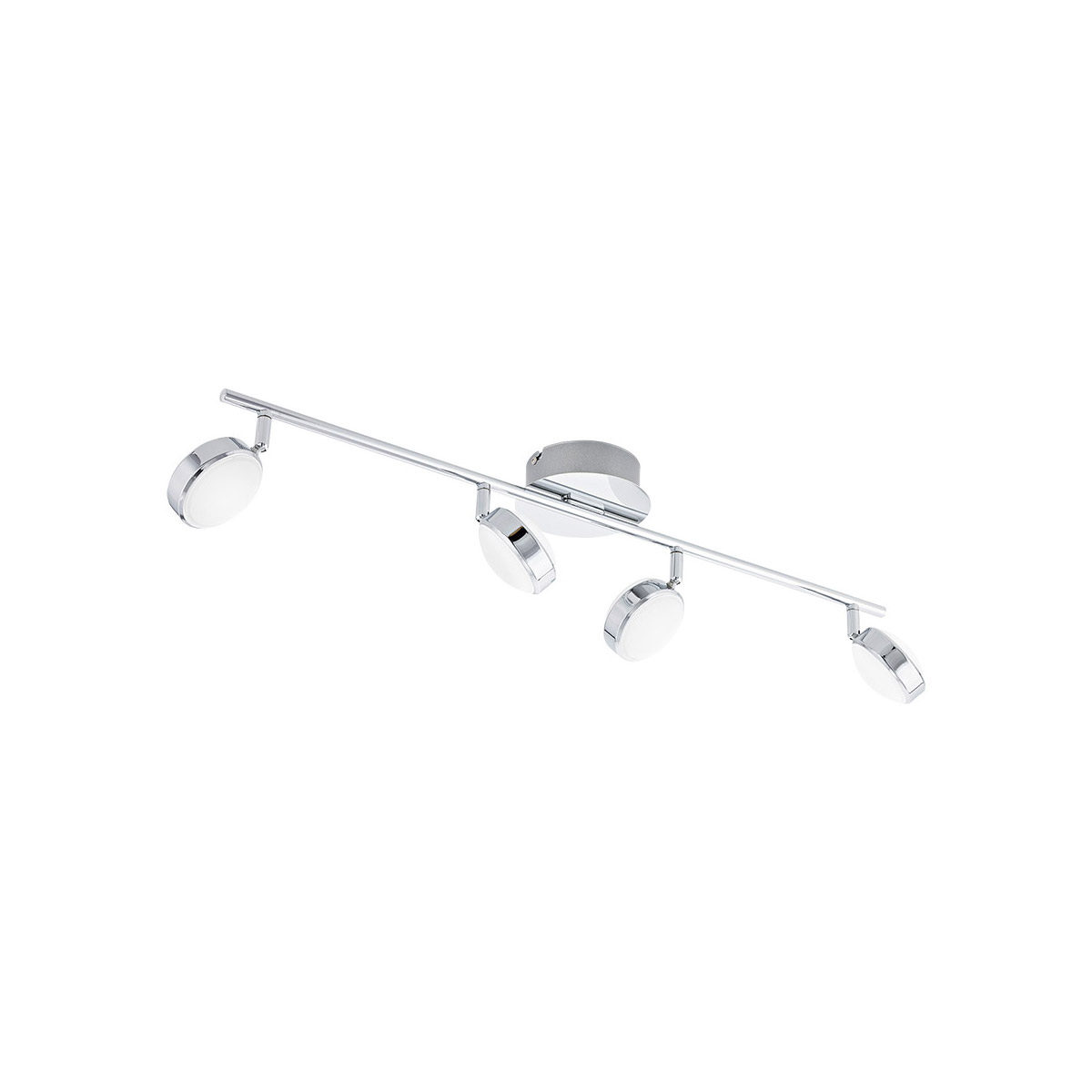 Salto 4 Light 120 Chrome Track Light Ceiling Light
