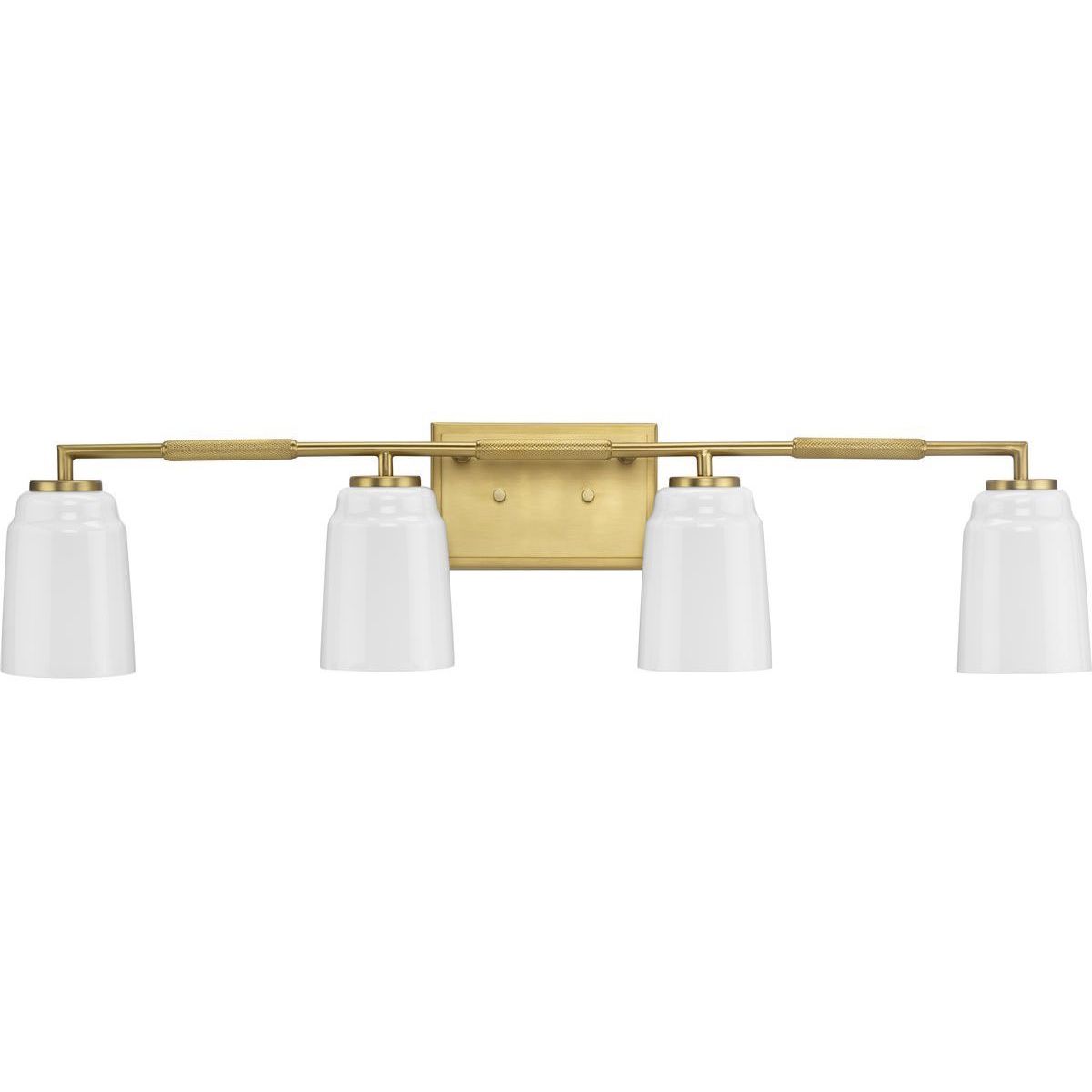 Spenser 4 Light 32.87 inch Brushed Gold Vanity Light Wall Light