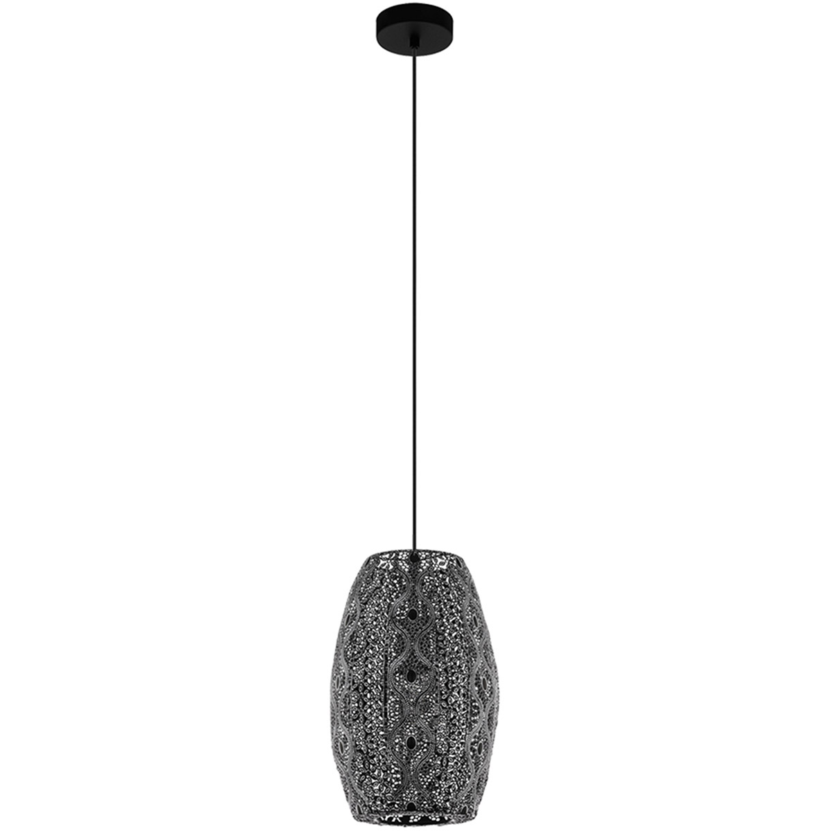 Riyadh 1 Light 8.86 inch Antique Black Pendant Ceiling Light