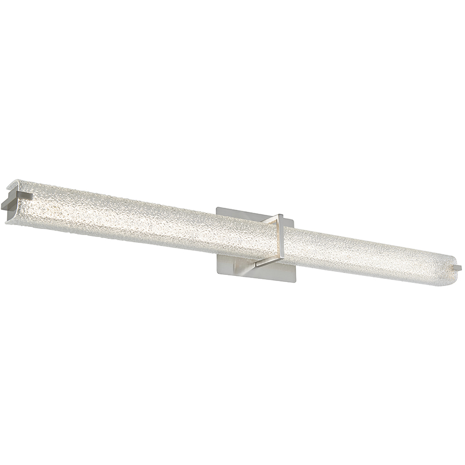 Squire LED 37.6 inch Brushed Nickel Bath Vanity Light Wall Light