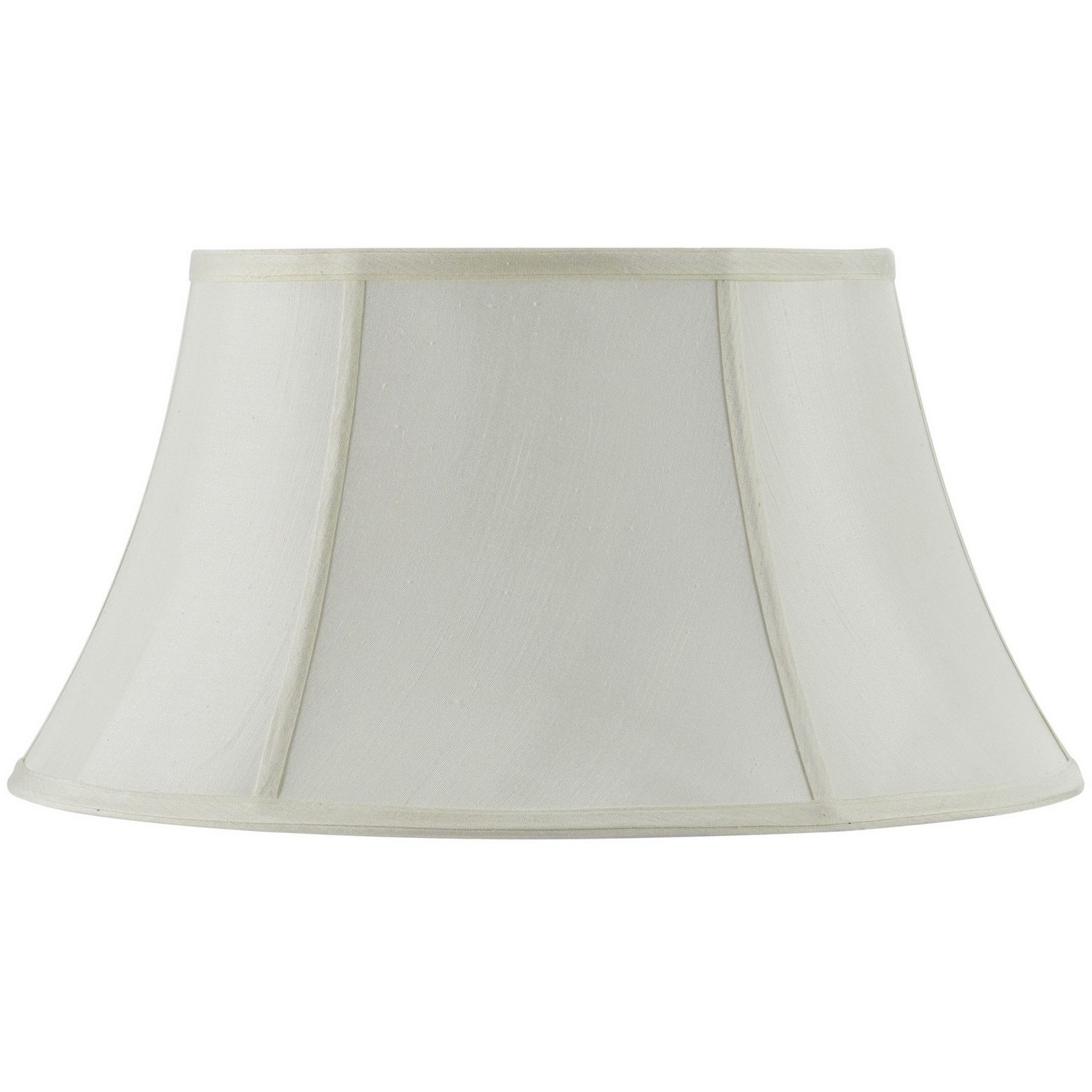 Swing Arm Eggshell 14 inch Shade Spider, Vertical Piped
