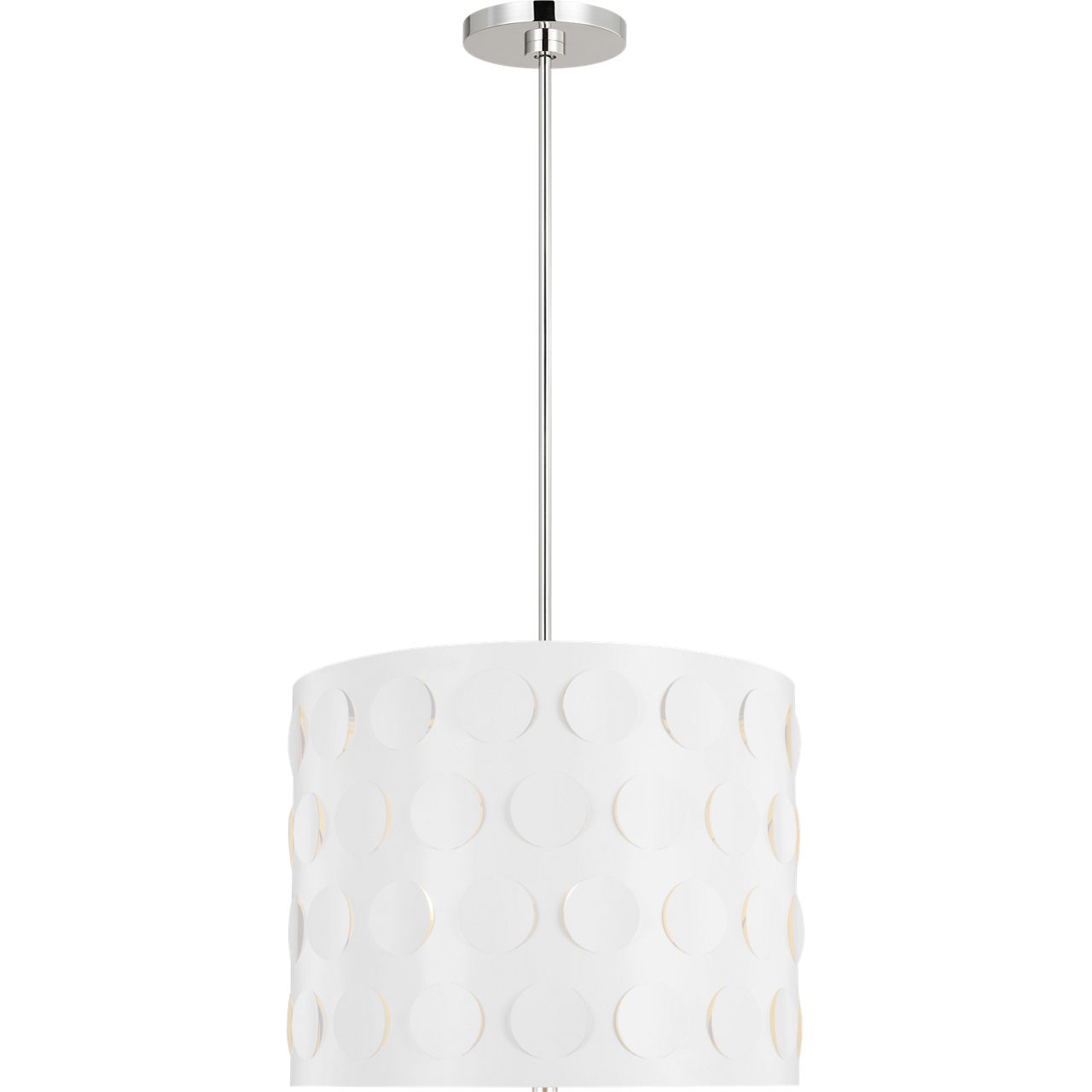 kate spade new york Dottie 3 Light 20.25 inch Polished Nickel Pendant Ceiling Light