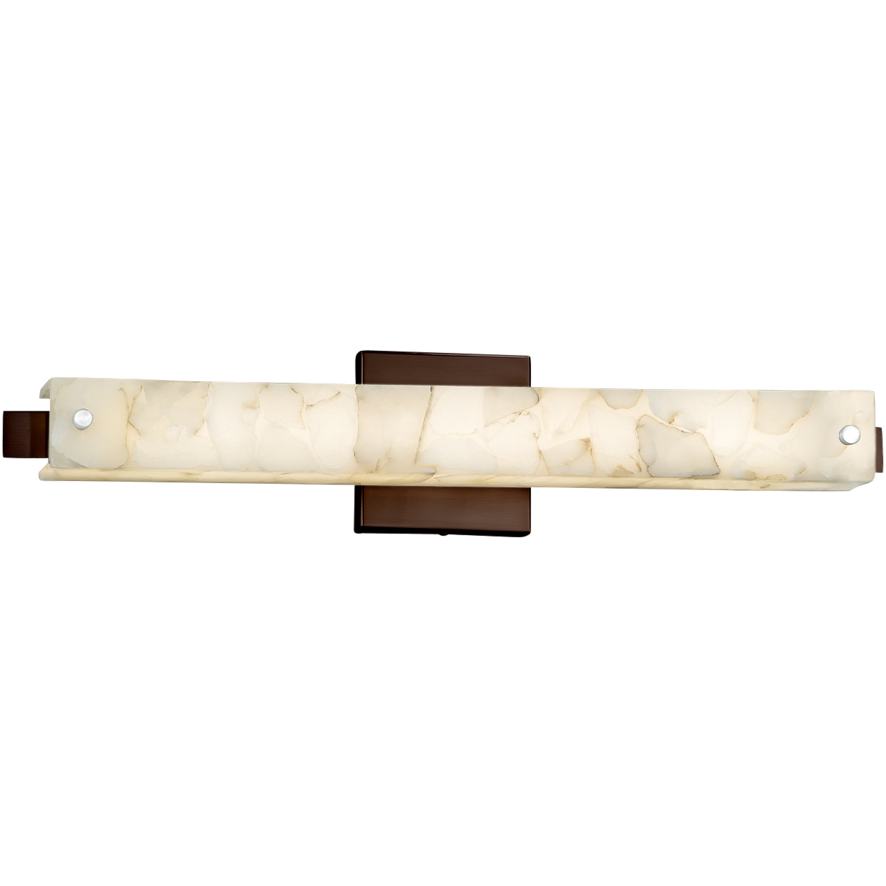 Alabaster Rocks 23 inch Dark Bronze Vanity Light Wall Light