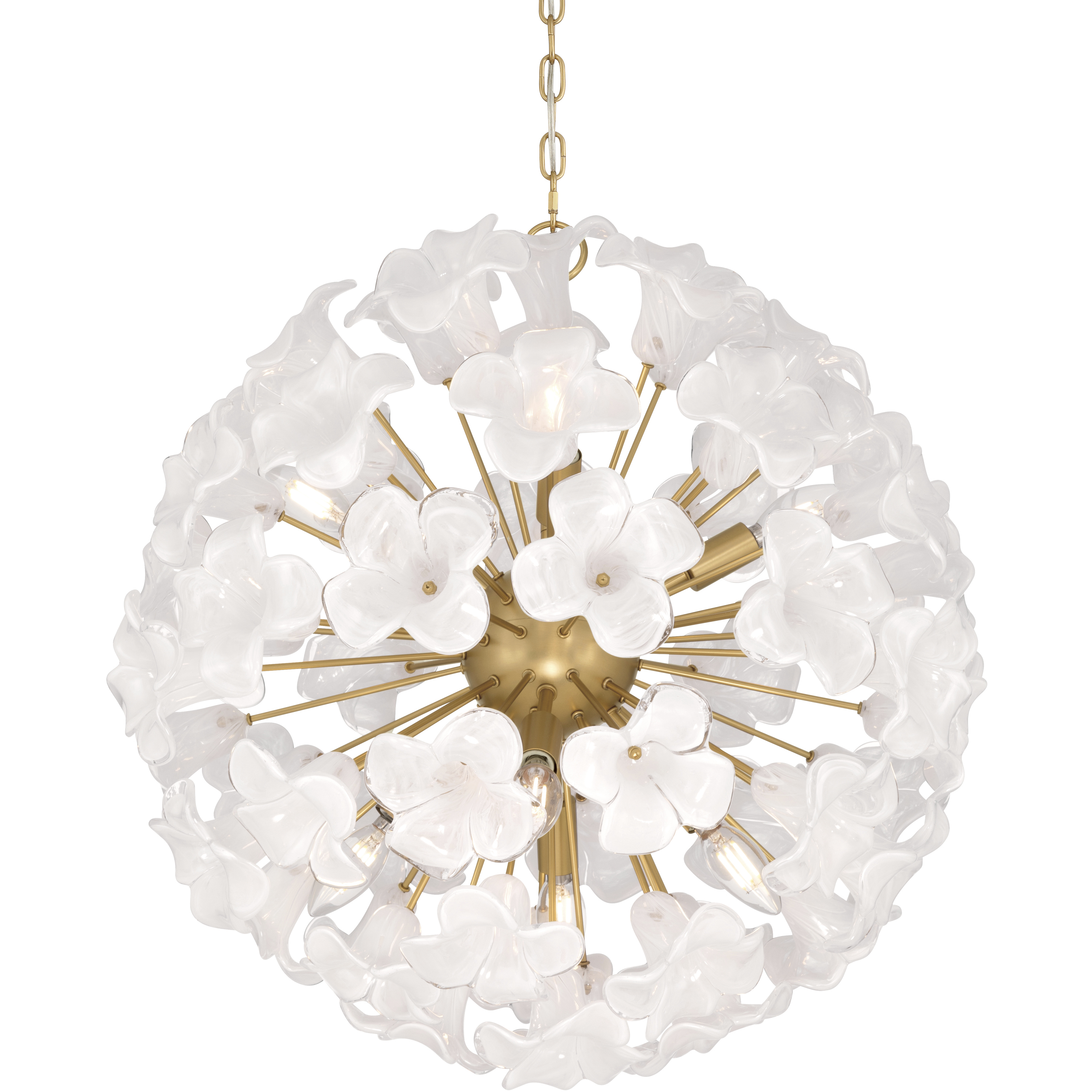Bloome 8 Light 22 inch Legacy Brass Pendant Ceiling Light