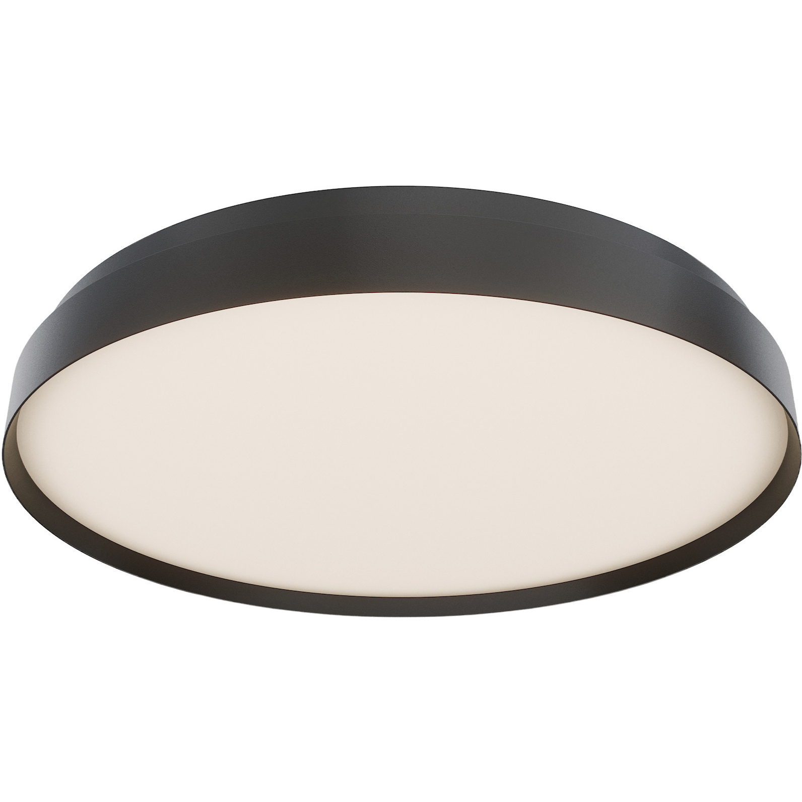 Ringsley LED 31.5 inch Black Flush Mount Ceiling Light, dweLED