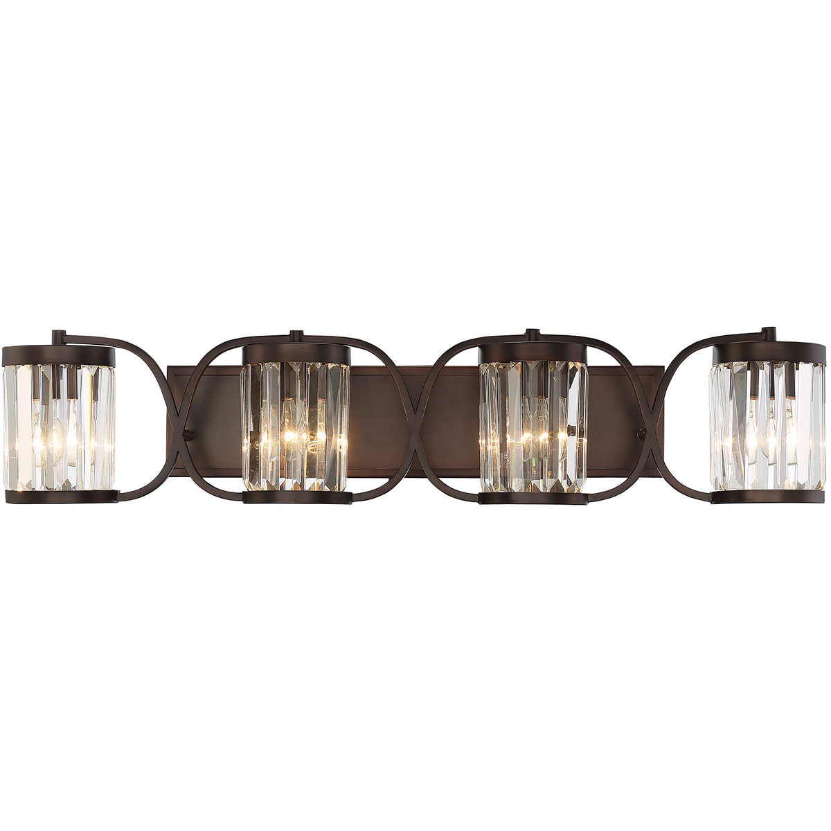 Nora 4 Light 36 inch Burnished Bronze Bath Light Wall Light