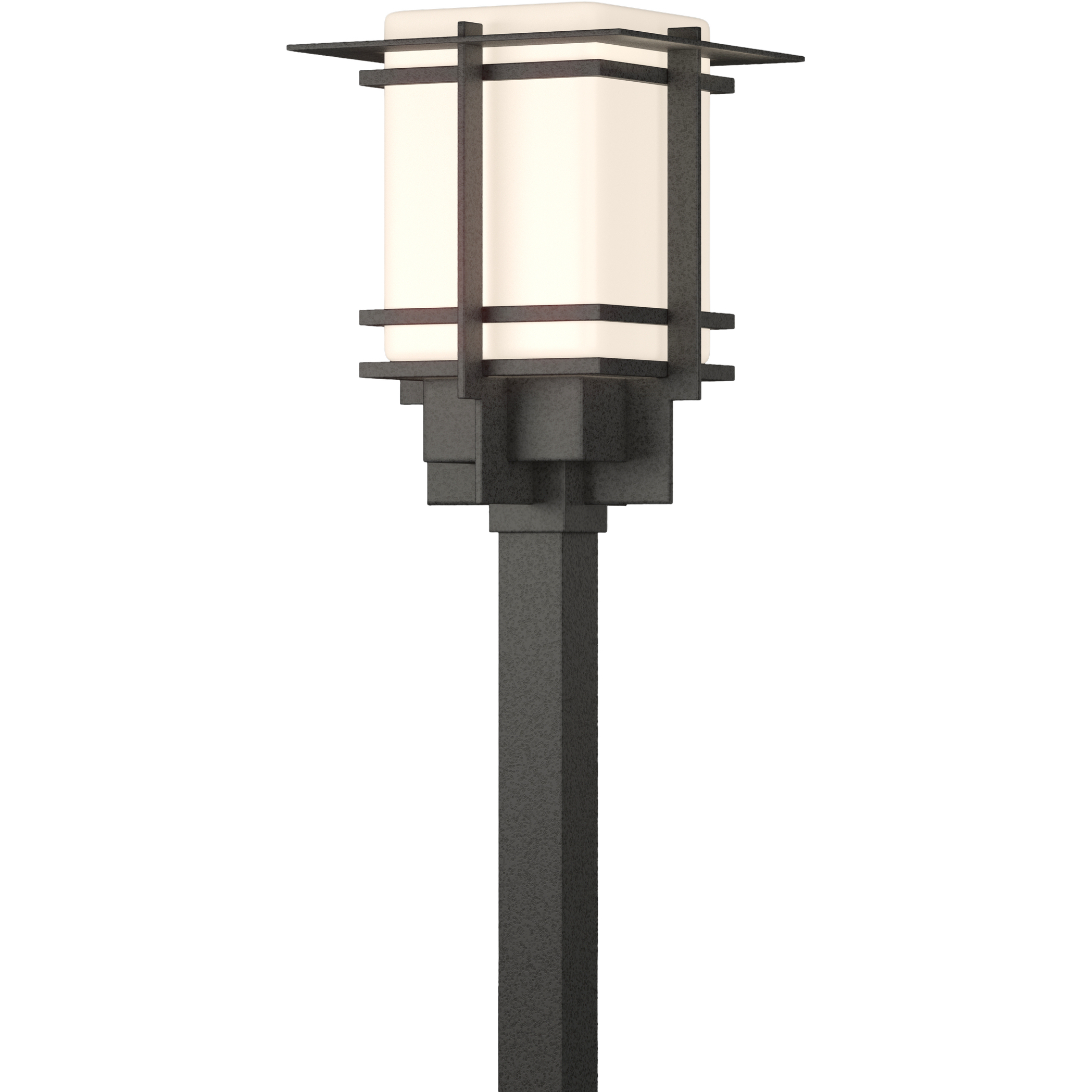 Tourou 1 Light 19.1 inch Coastal Natural Iron Outdoor Post Light, Large