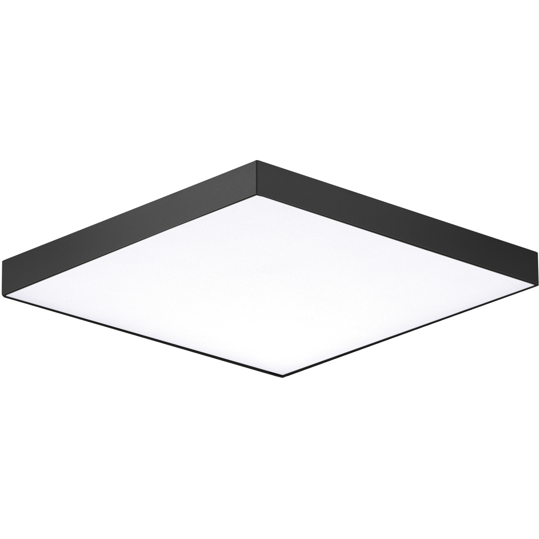 Trim LED 6.25 inch Black Flush Mount Ceiling Light