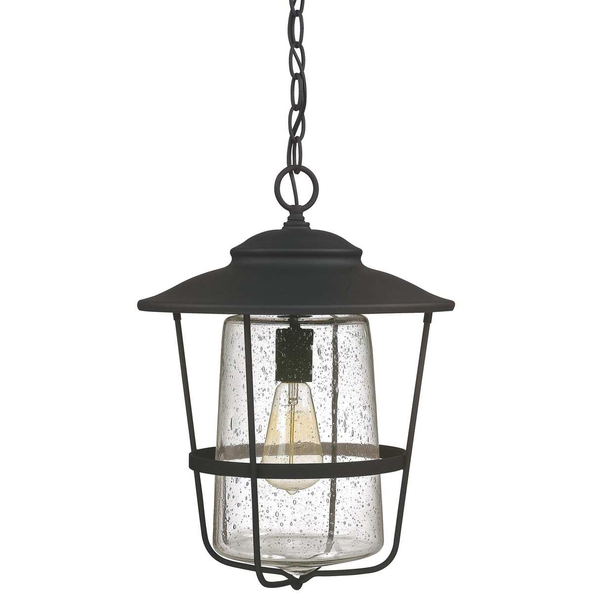 Creekside 1 Light 13 inch Black Outdoor Hanging Lantern