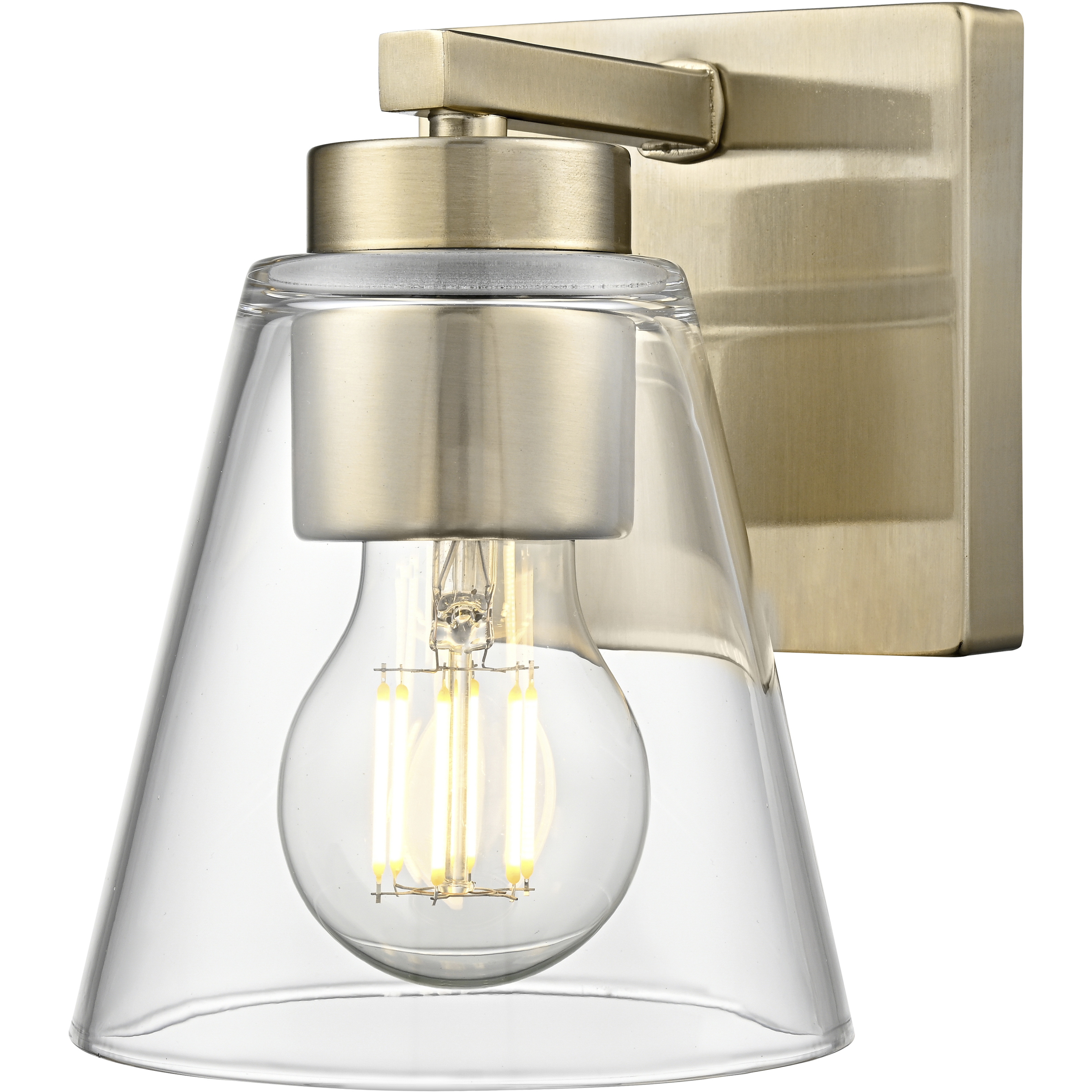 Strayhan Wall Sconce Wall Light in Modern Gold