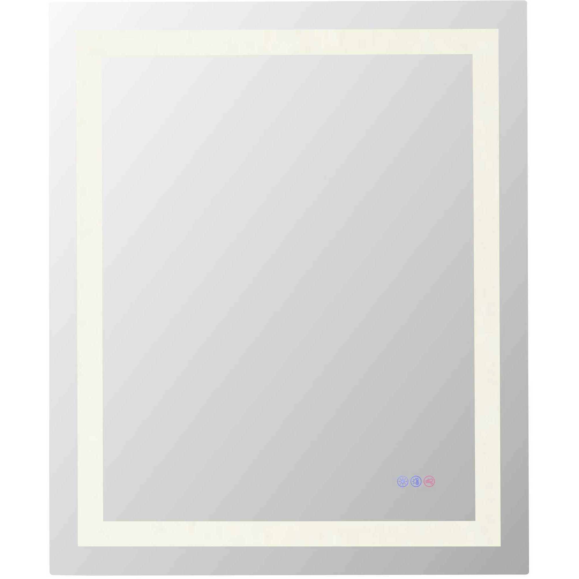 Riven 36 X 30 inch White LED Mirror