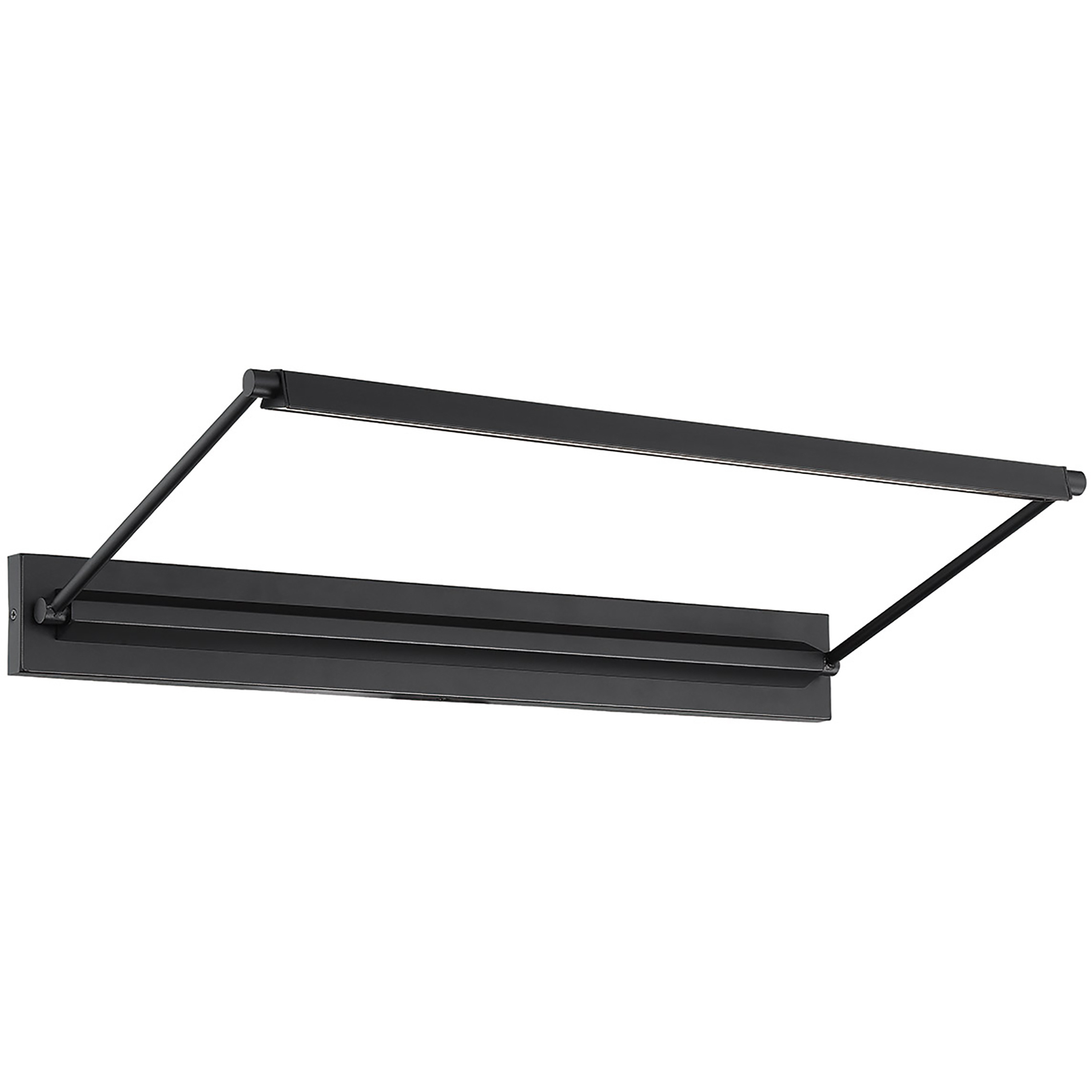 Hudson 17.50 watt 24 inch Black Picture Light Wall Light, dweLED