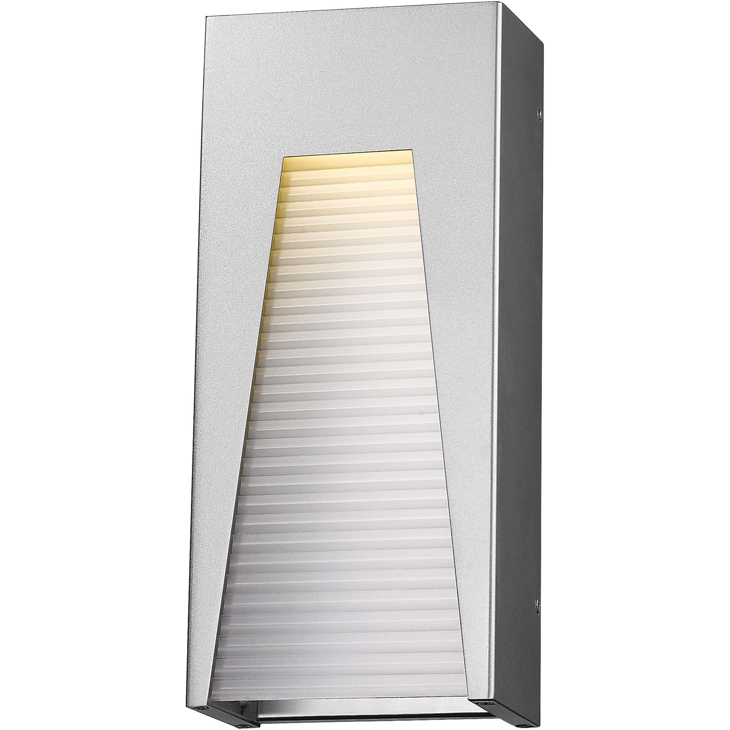 Millenial LED 18 inch Silver Outdoor Wall Light