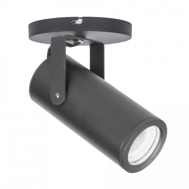 Silo LED 4.5 inch Black Flush Mount Ceiling Light in 4000K