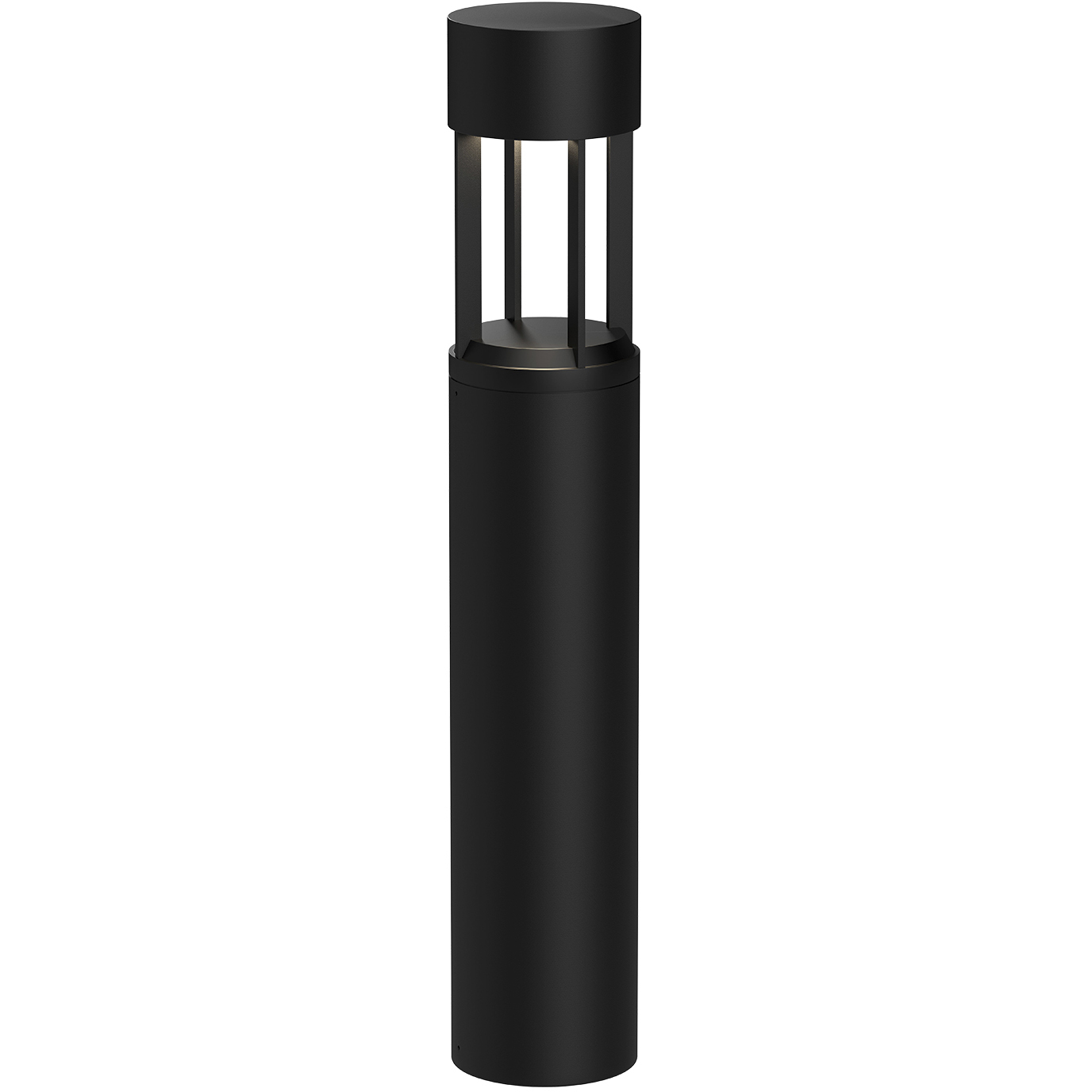Novato 120-277V 24 watt Black Exterior Bollard