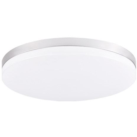 Xelan LED 13 inch Painted Silver Flush Mount Ceiling Light