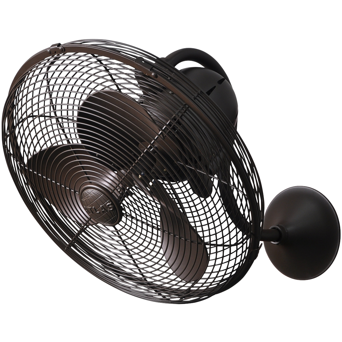 Atlas Laura 19.5 inch Textured Bronze Oscillating Wall Fan