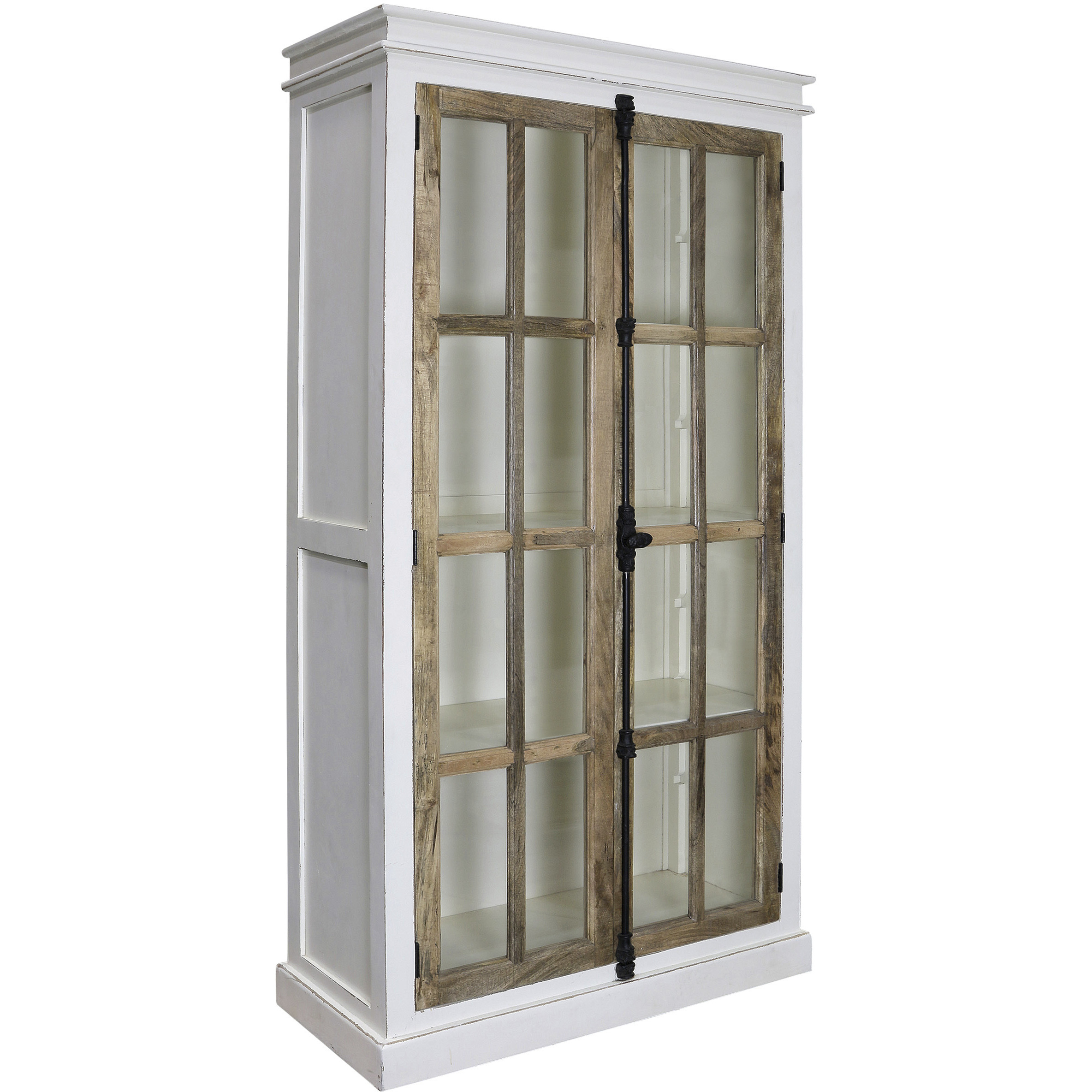 Tucker White and Natural Cabinet 