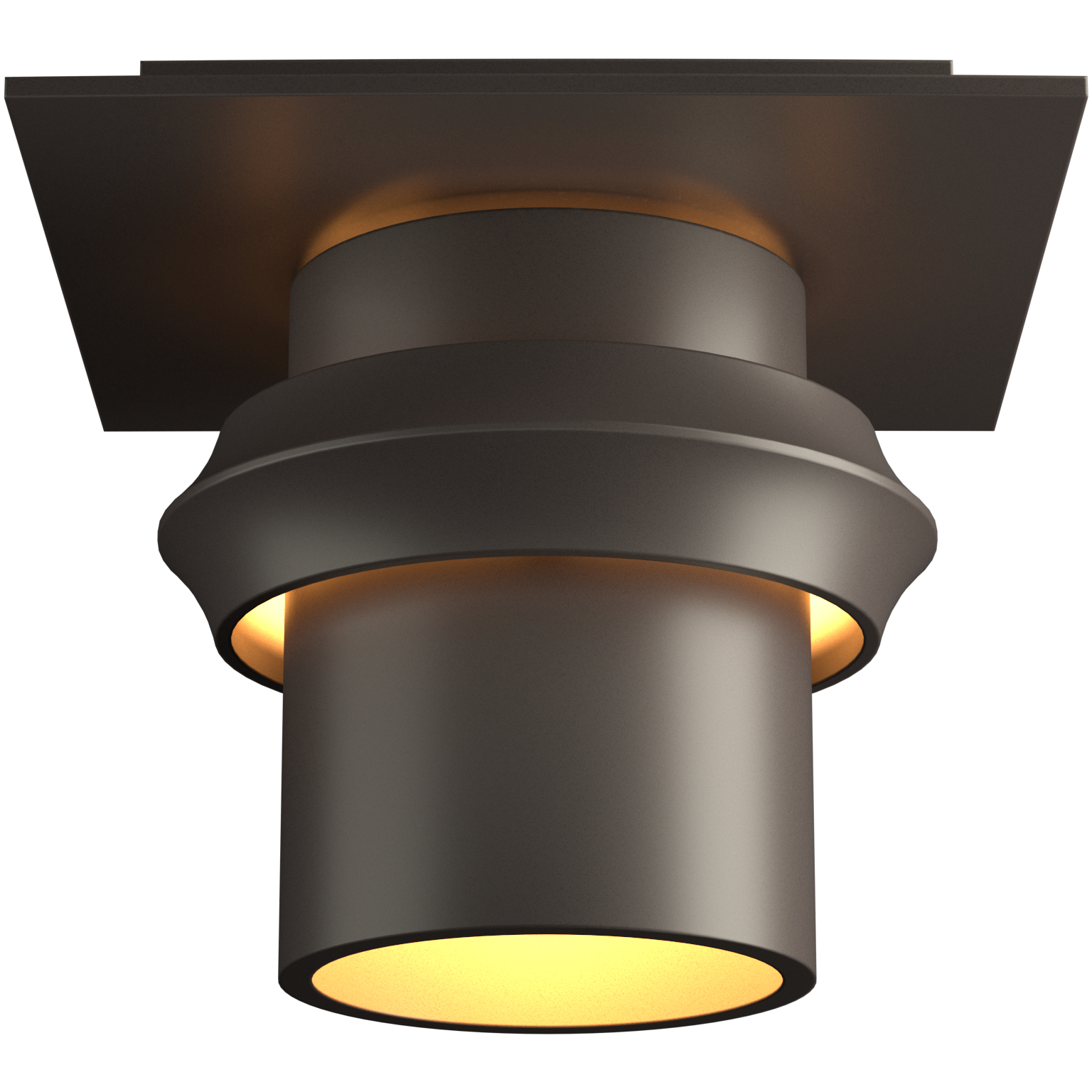 Twilight 1 Light 6 inch Coastal Dark Smoke Outdoor Semi-Flush, Small