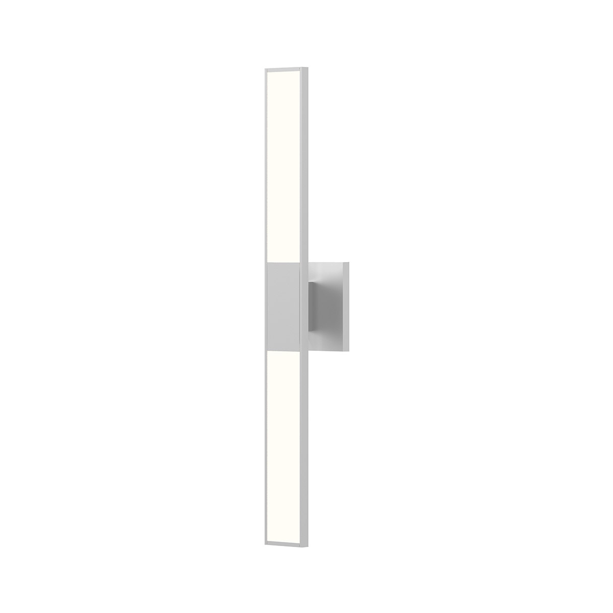Planes LED 3 inch Bright Satin Aluminum ADA Wall Sconce Wall Light
