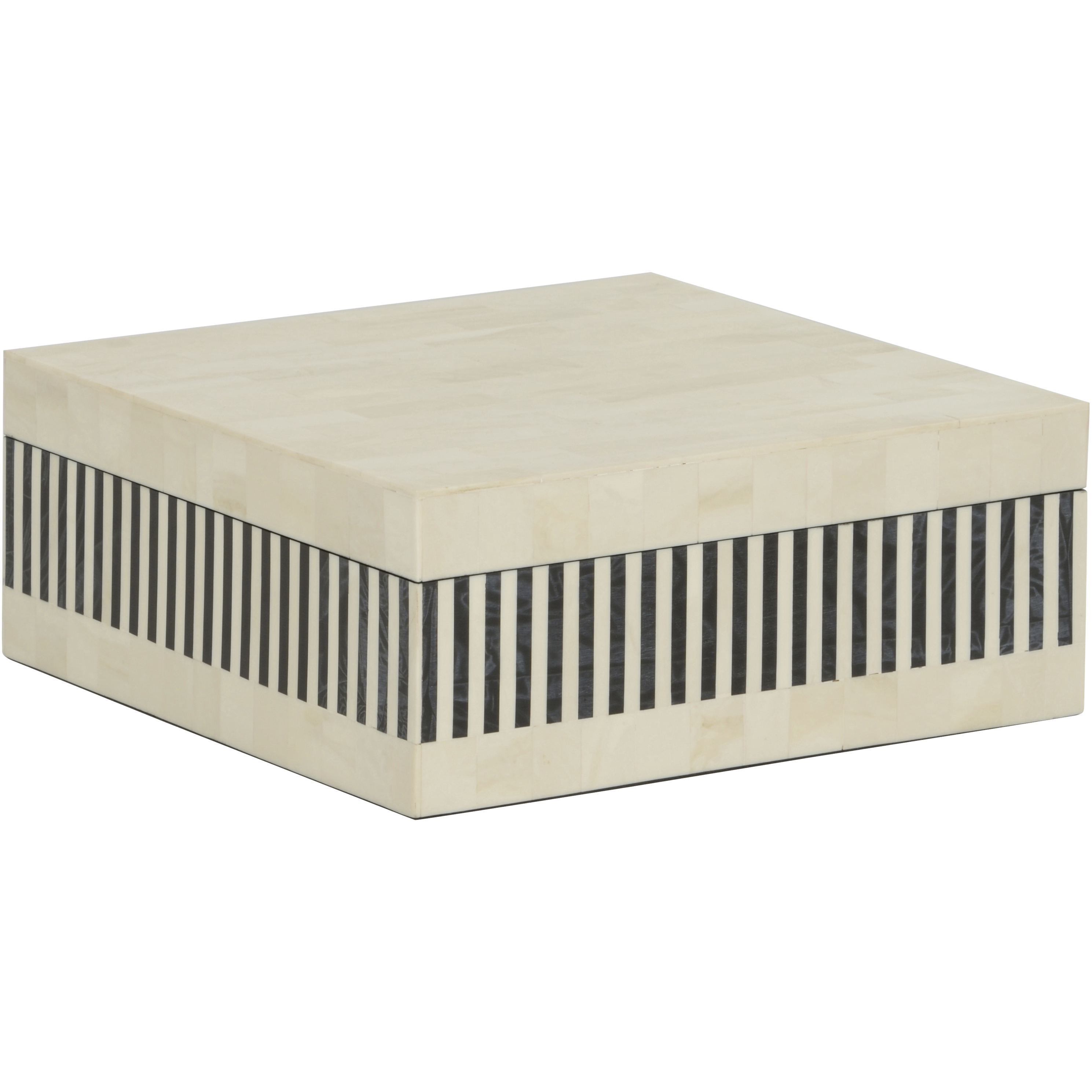 Howell 11 inch Black and White/Cream Box, Medium