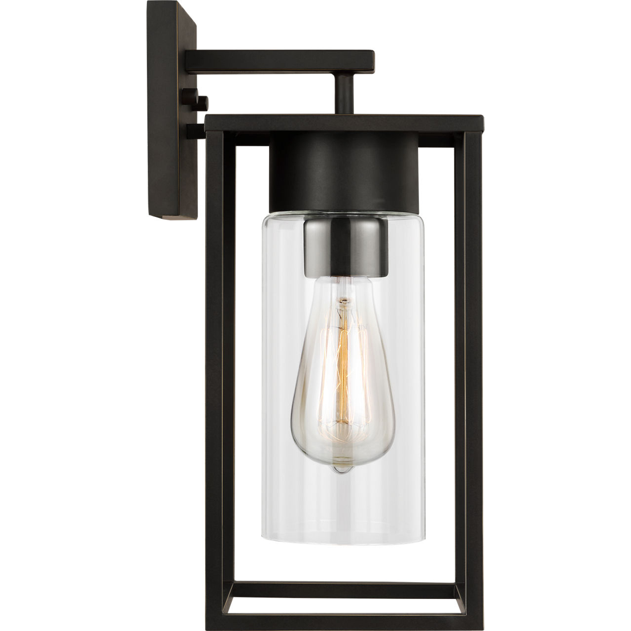 Vado 1 Light 14.63 inch Antique Bronze Outdoor Wall Lantern