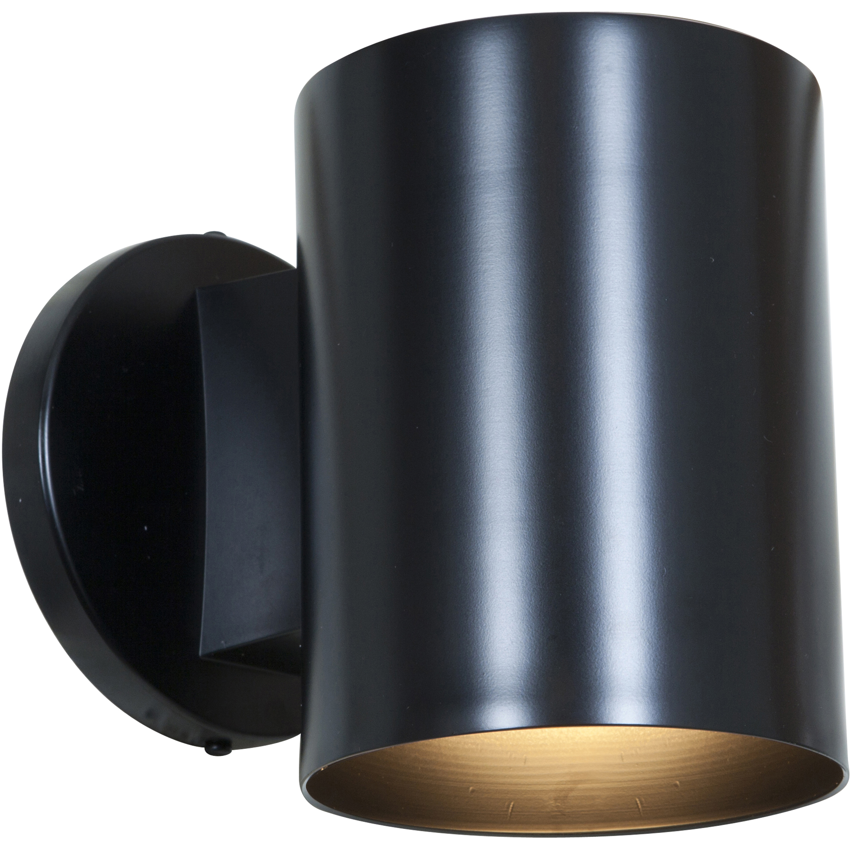 Poseidon 1 Light 6 inch Black Wallwasher