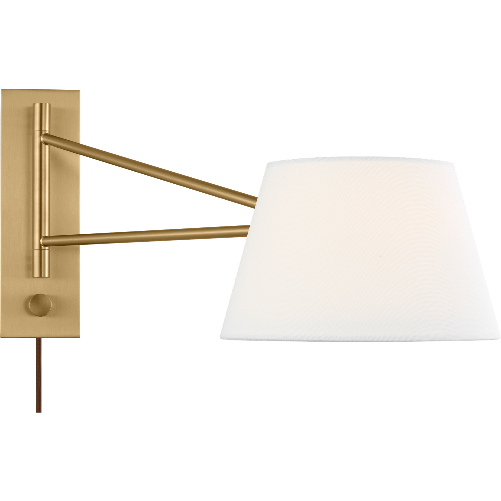 Richard June Hale 1 Light 8 inch Estate Brass Wall Sconce Wall Light in Standard