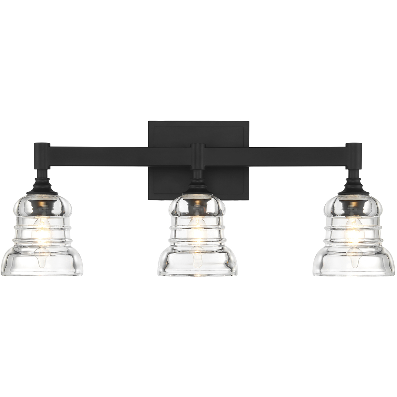Gregory Bath Vanity Light Wall Light in Matte Black