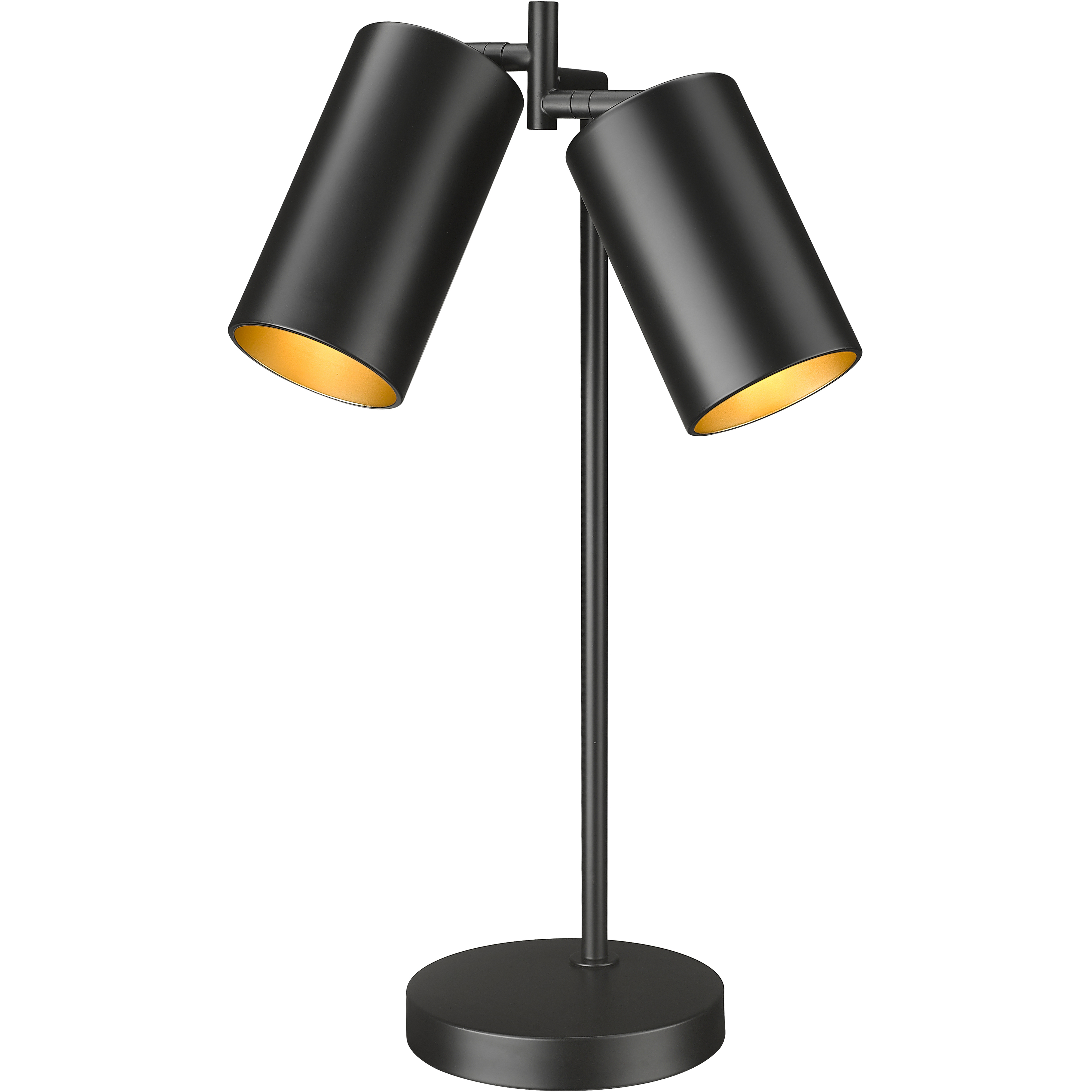 Lumina 23 inch 60 watt Matte Black Table Lamp Portable Light